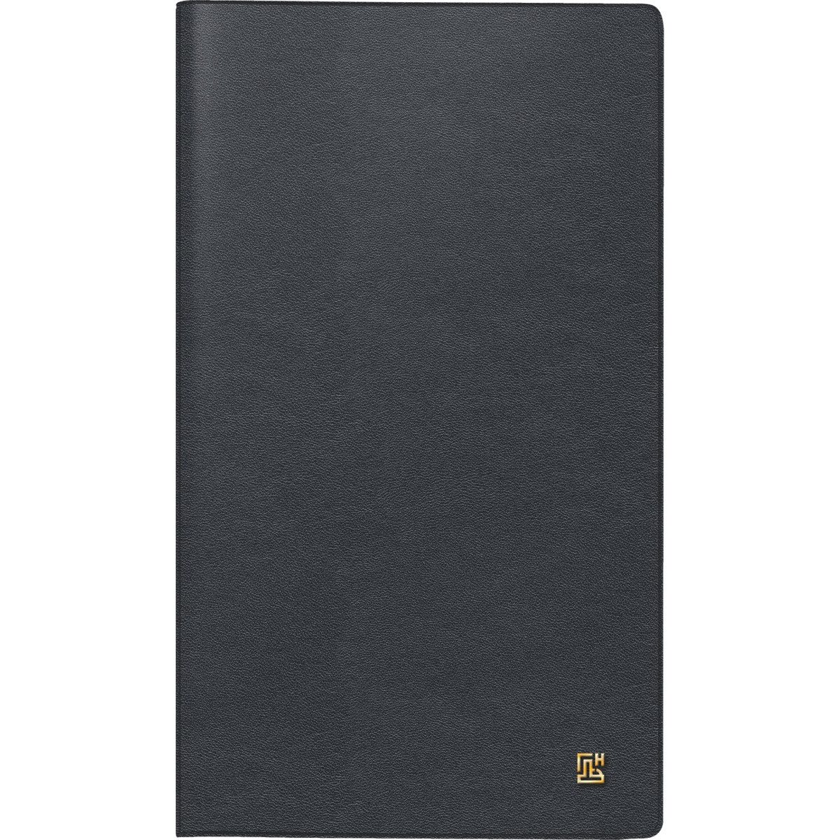 BRUNNEN Taschenkalender Taschenkalender 758 8,7x15,3cm 1 Woche/Seite Leder schwarz 2026