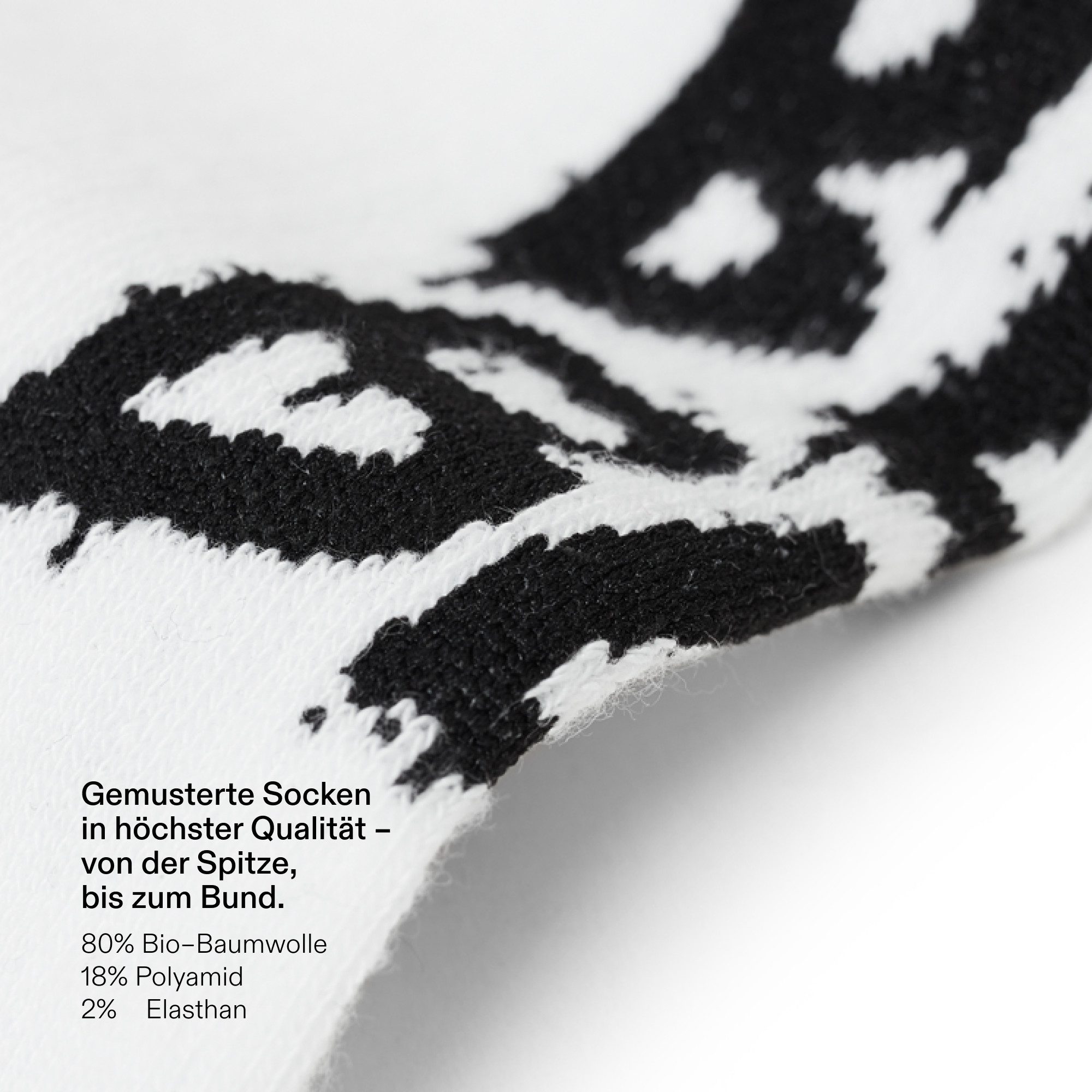 von Jungfeld Tennissocken Kinder BlaBlaBla Tennis Socken Baumwoll-Mischung (2-Paar, 2er-Pack) Stylische Mini-Me Tennis-Socken für Kinder aus Bio-Baumwolle