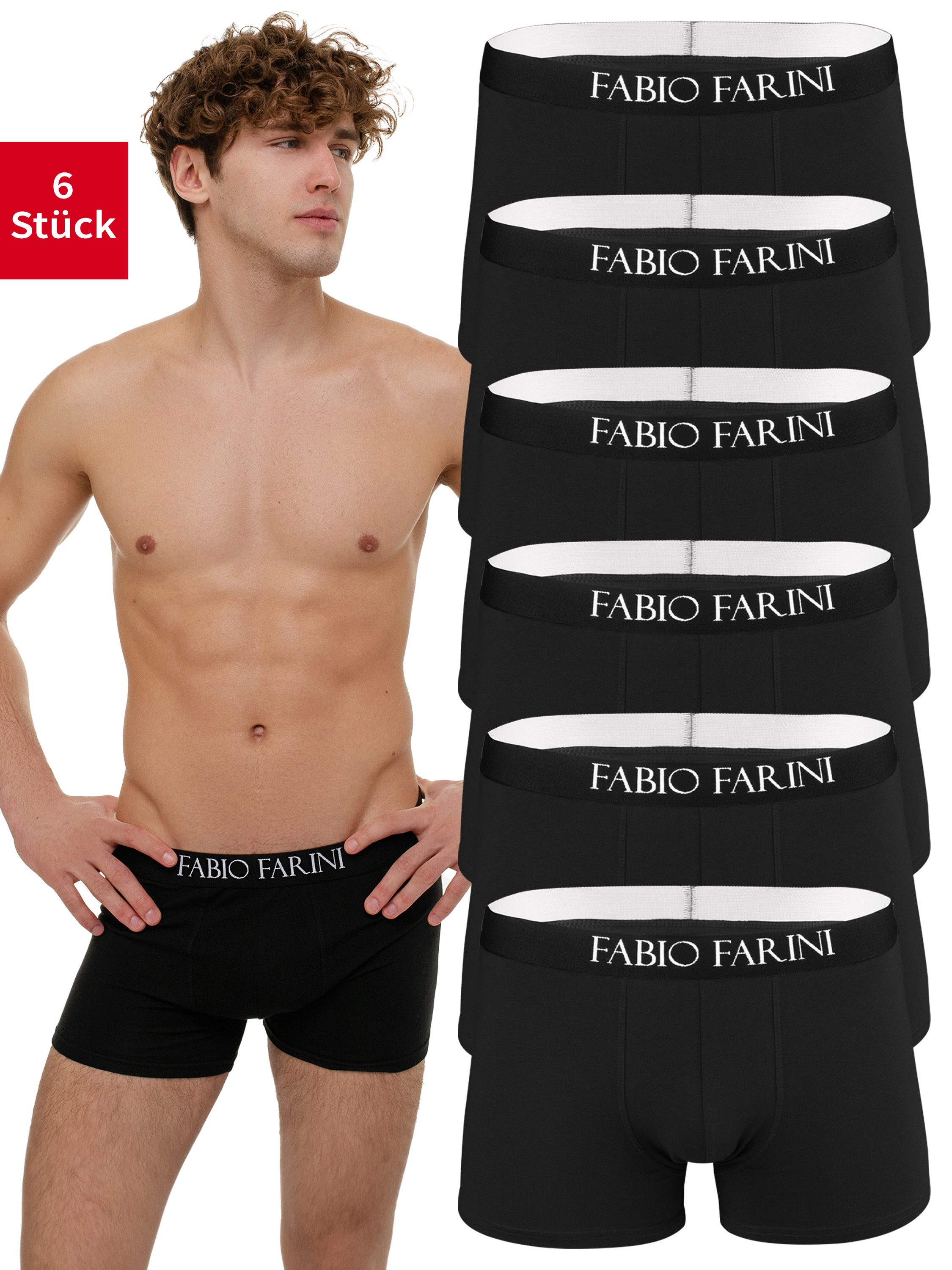 Fabio Farini Boxershorts Herren Boxer Unterhosen günstig online kaufen