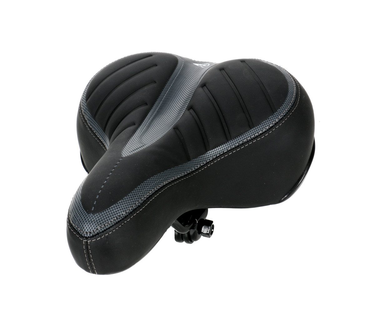 Dunlop Fahrradsattel Fahrradsattel für City- und Tourenräder (Sattel ergonomisch geformt, 1-tlg), Fahrradsattel gepolstert