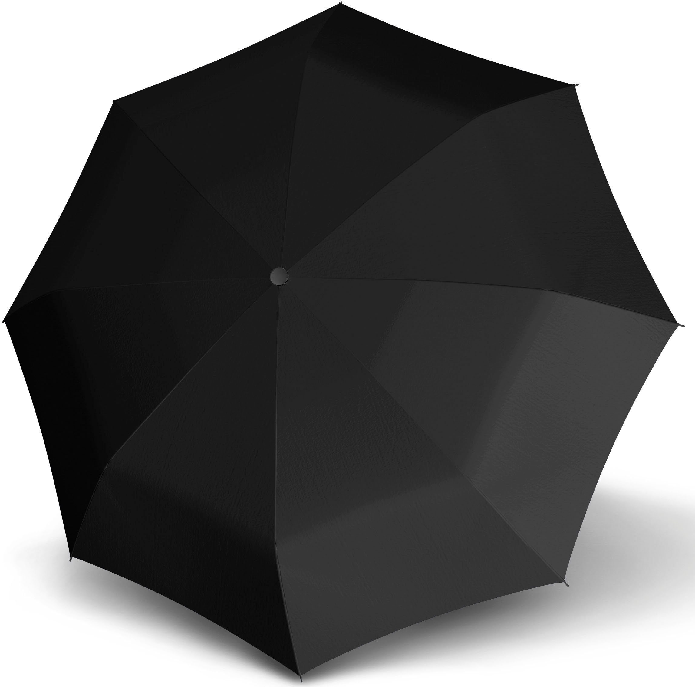 doppler® Taschenregenschirm Fiber Magic Herren, uni, schwarz, für Herren | Taschenschirme