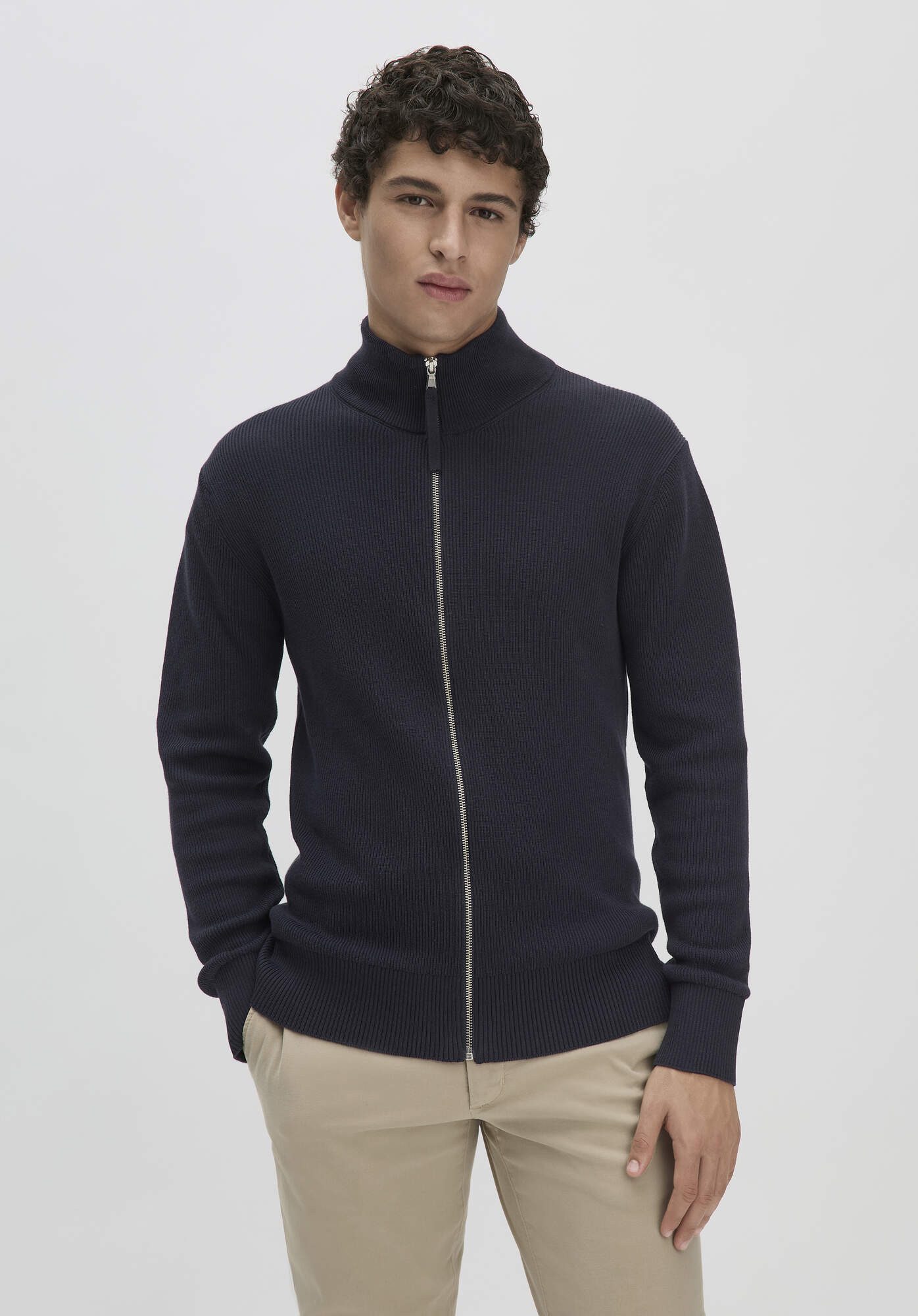 Hessnatur Strickjacke aus reiner Bio-Baumwolle (1-tlg)