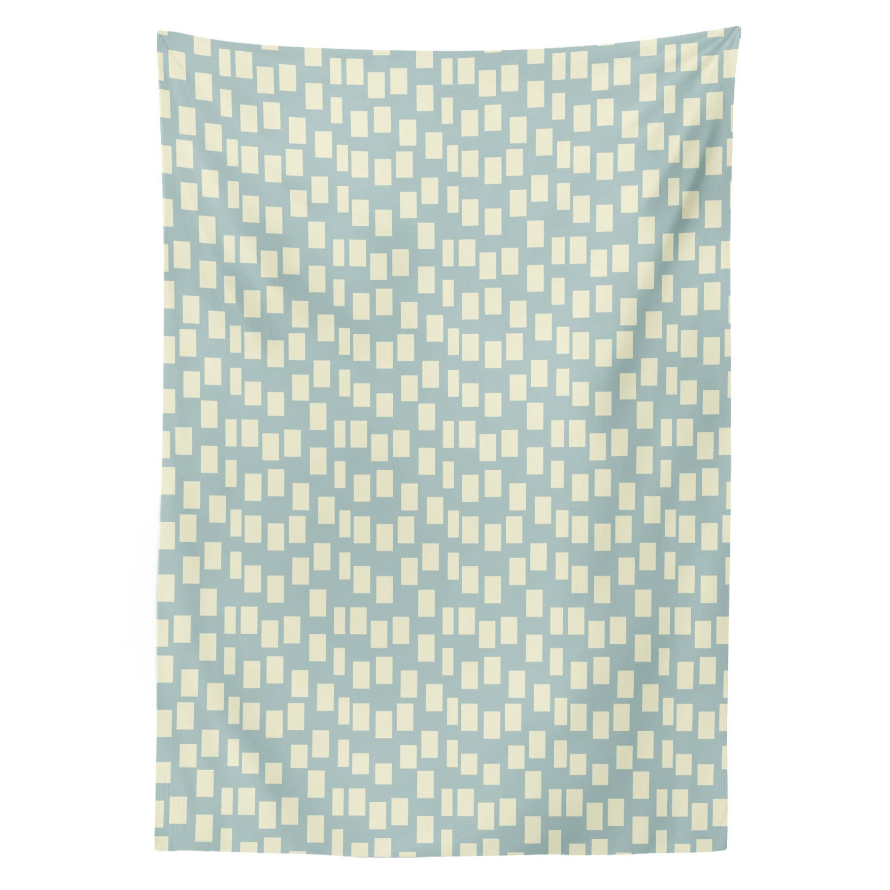 Abakuhaus Tischdecke Farbfest Waschbar Für den Außen Bereich geeignet Klare Farben, Modern Große Kleine Quadrate Tile