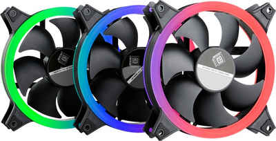 BoostBoxx Gehäuselüfter AIR Boost RGB Kit Double Ring