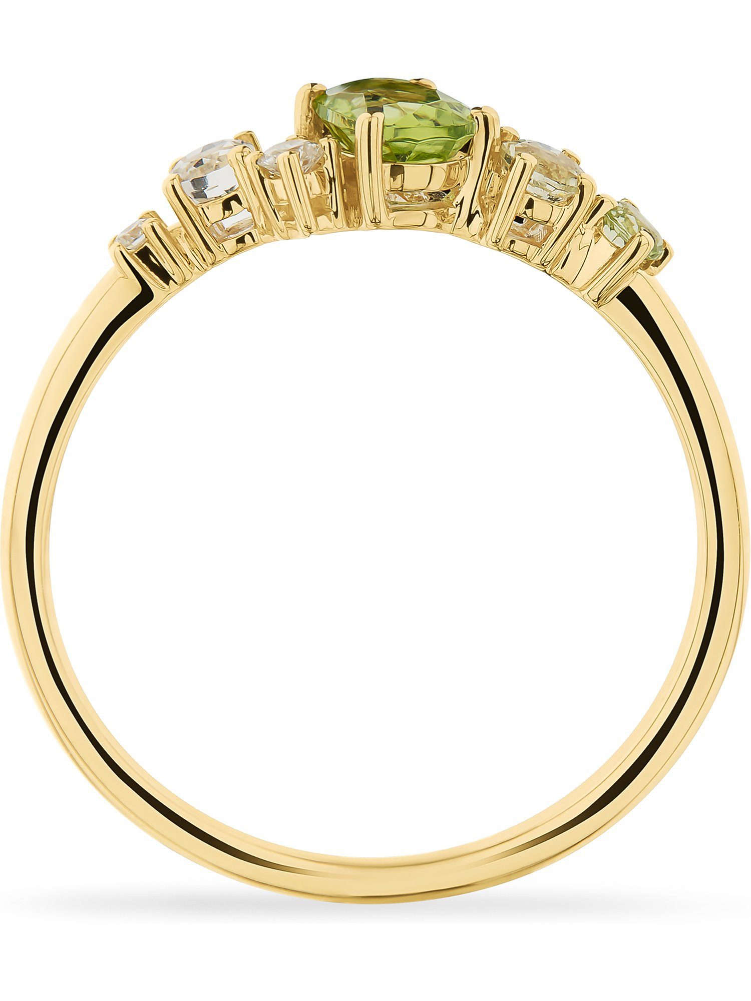 CHRIST Goldring CHRIST Damen-Damenring 1 Farbstein günstig online kaufen