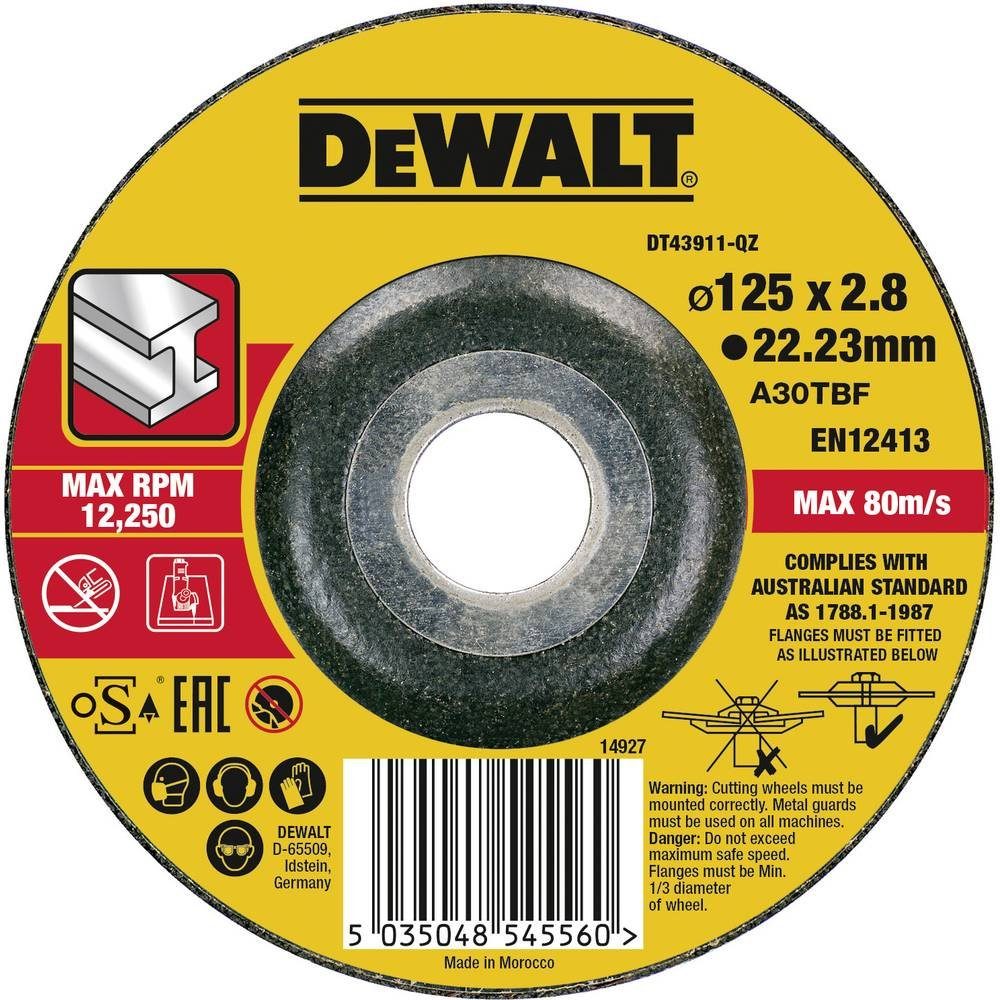DeWalt Trennscheibe Trennscheibe Metall 125x2.8mm