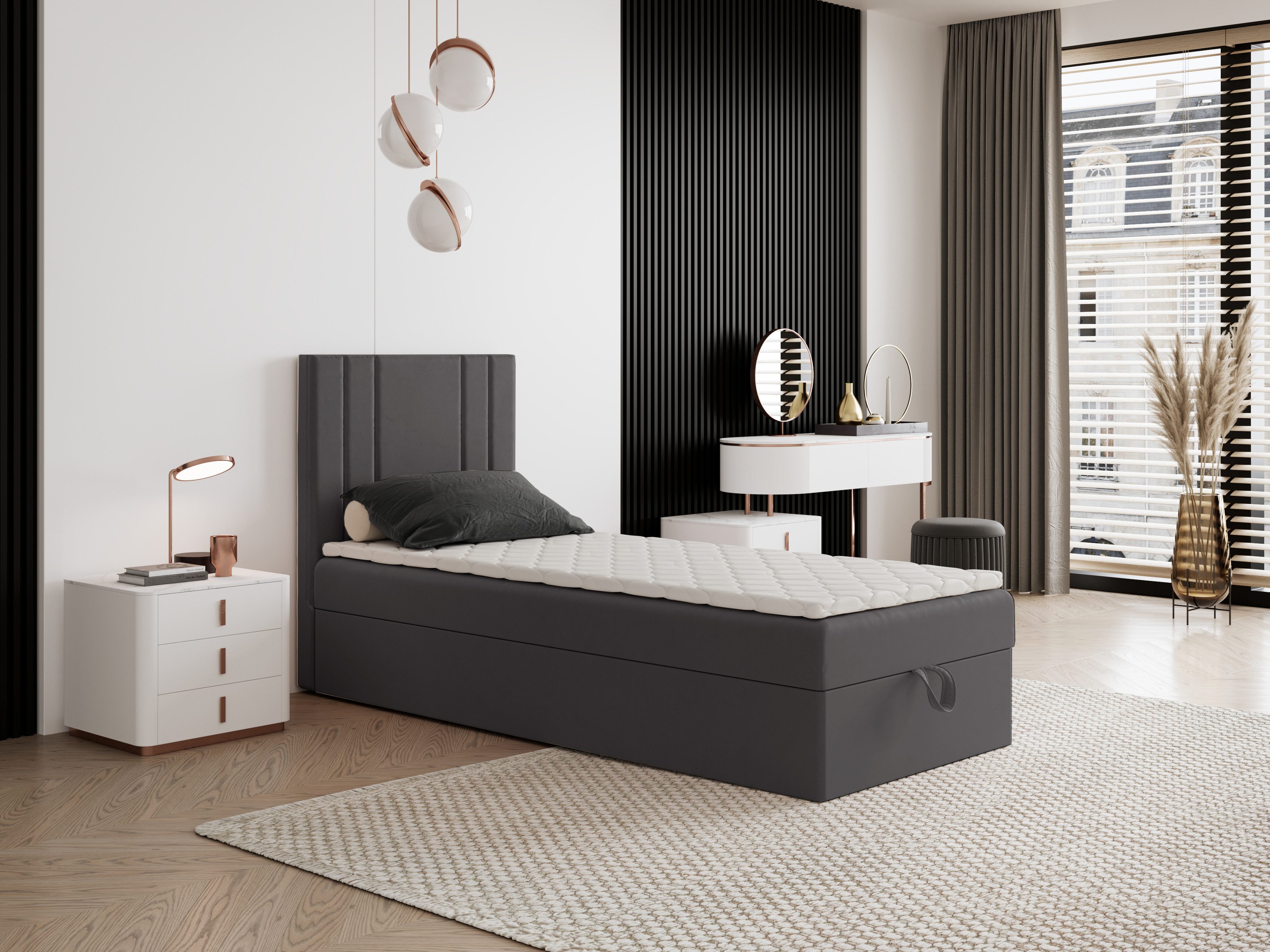 Godre Boxspringbett mit Bettkasten NARDO Mini günstig online kaufen