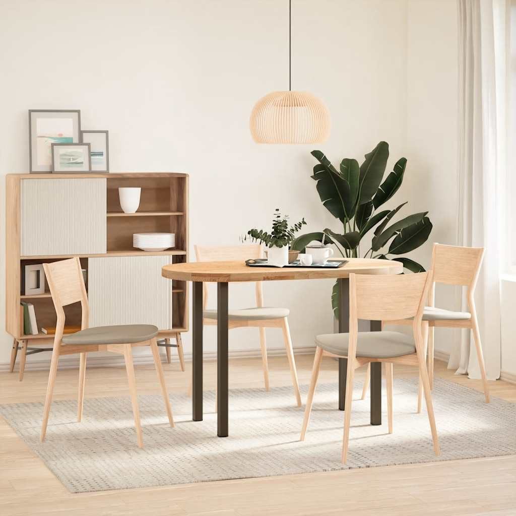 vidaXL Tischbein Konsolentischbeine 4 Stk. Naturstahl 72-74 cm Stahl