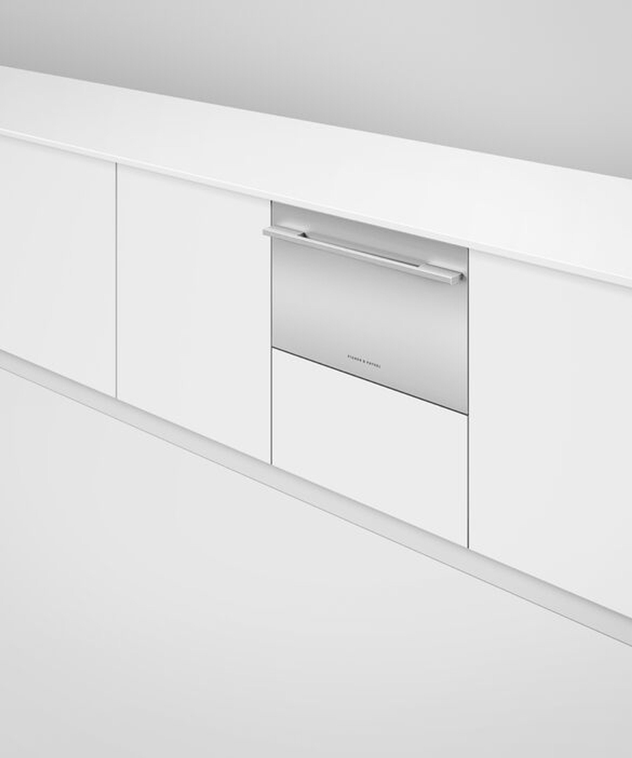 Fisher & Paykel vollintegrierbarer Geschirrspüler Serie 9 DD60SDFHX9, 7.9 l, 6 Maßgedecke, Leiser Betrieb, Gebläseunterstützte Trocknung