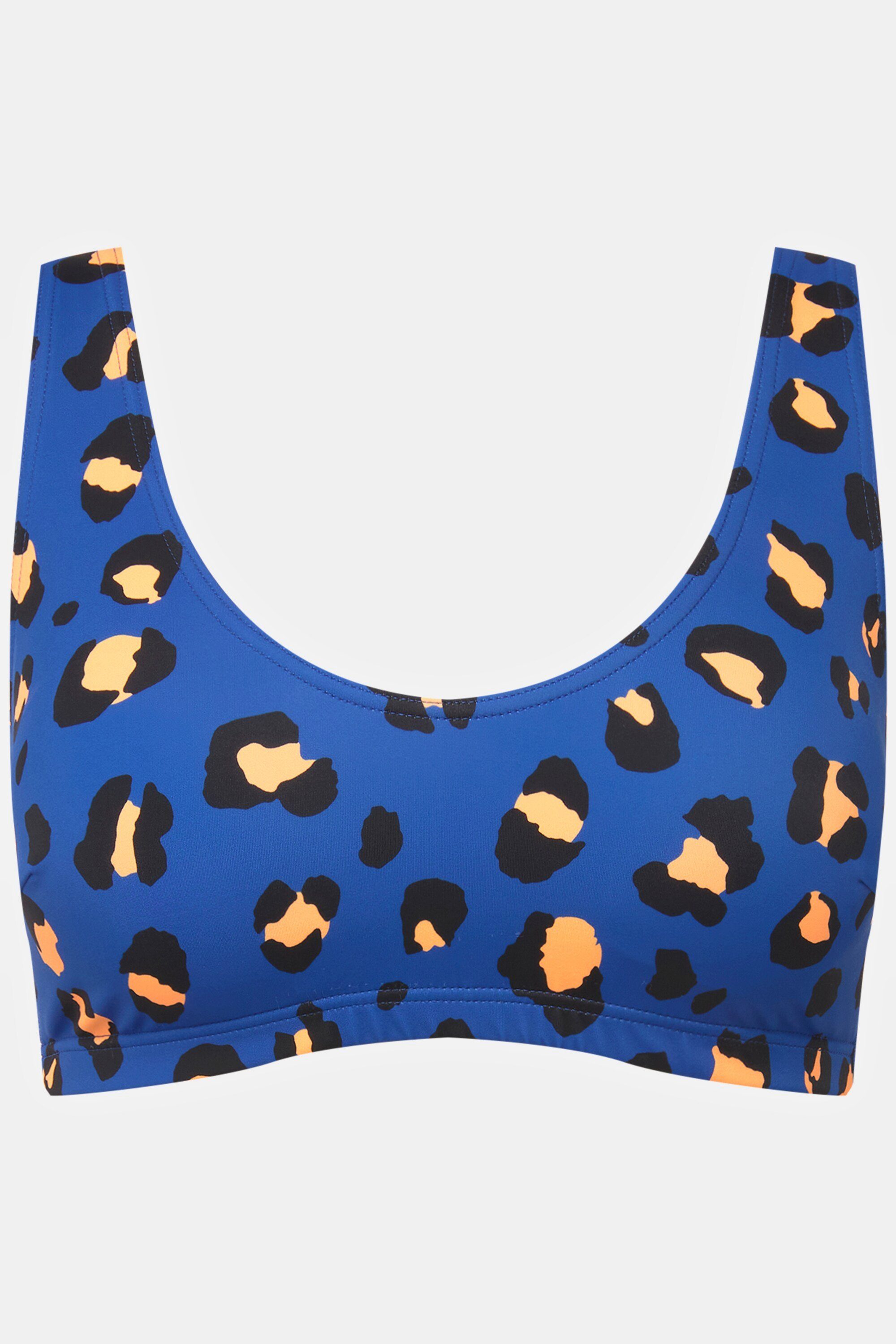 Bikini-Top Softcups Leo Rundhals Print Soft-BH Untold Studio