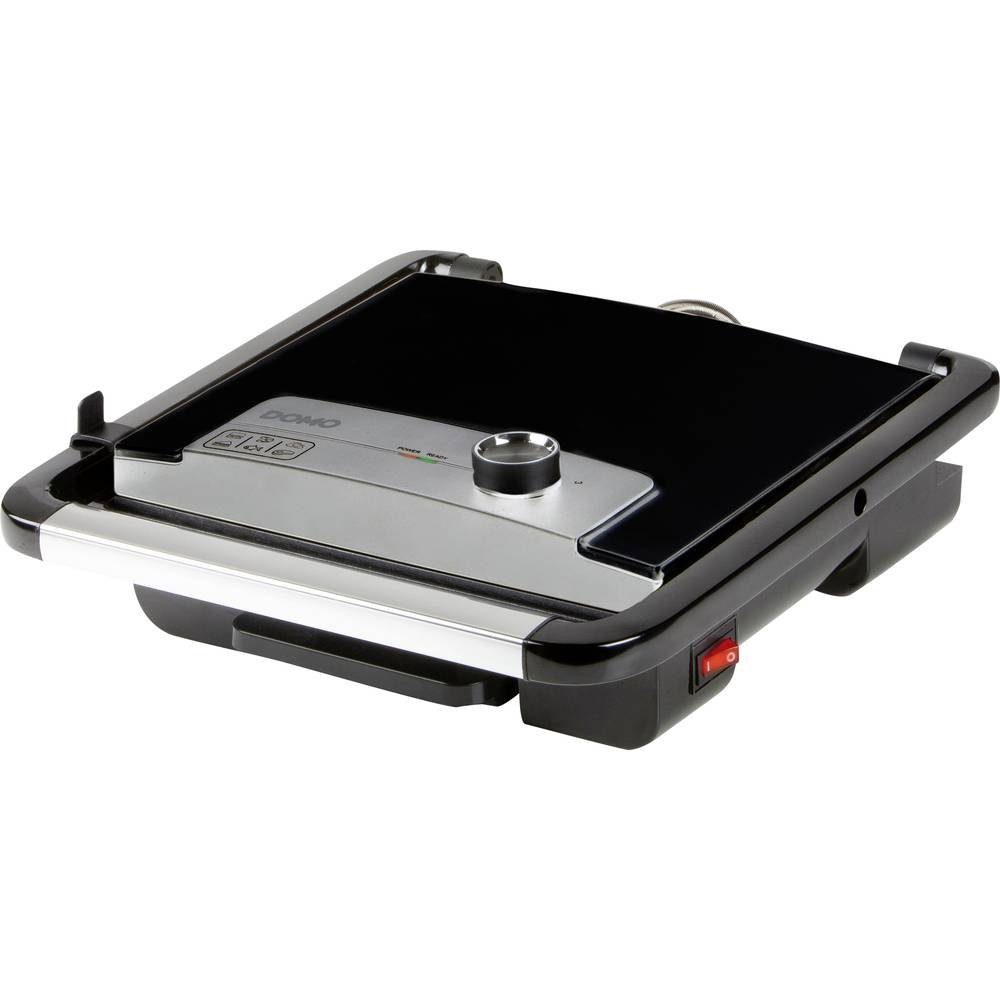 Domo Fleischhammer Multigrill DO9245G, Kontrollleuchte, klappbar, Antihaftbeschichtung