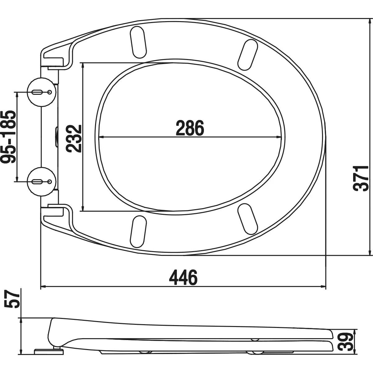 Euroshowers GmbH WC-Sitz WC SITZ PP ONE günstig online kaufen