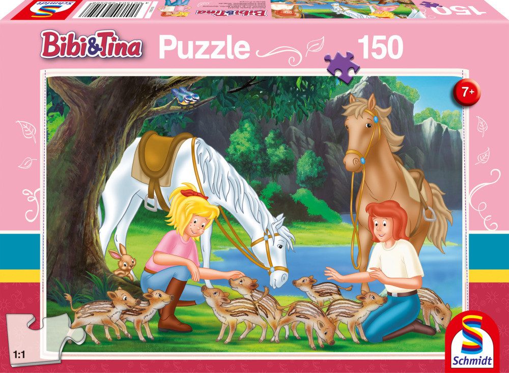 Schmidt Spiele Puzzle Puzzle Bibi & Tina Am Steinbruch 150 Teile, Puzzletei günstig online kaufen