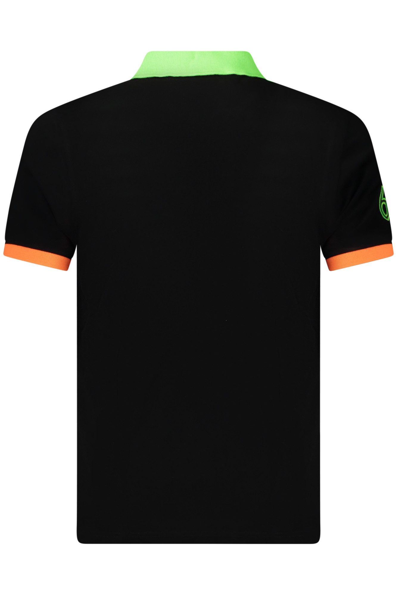 NORWAY 1963 Poloshirt Elegantes Schwarzes Herren Poloshirt mit Lime