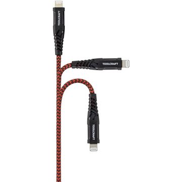 TOOLCRAFT USB 2 Anschlusskabel 1 m reißfest, extrem robust USB-Kabel, Extrem robuste Geflechtschirmung