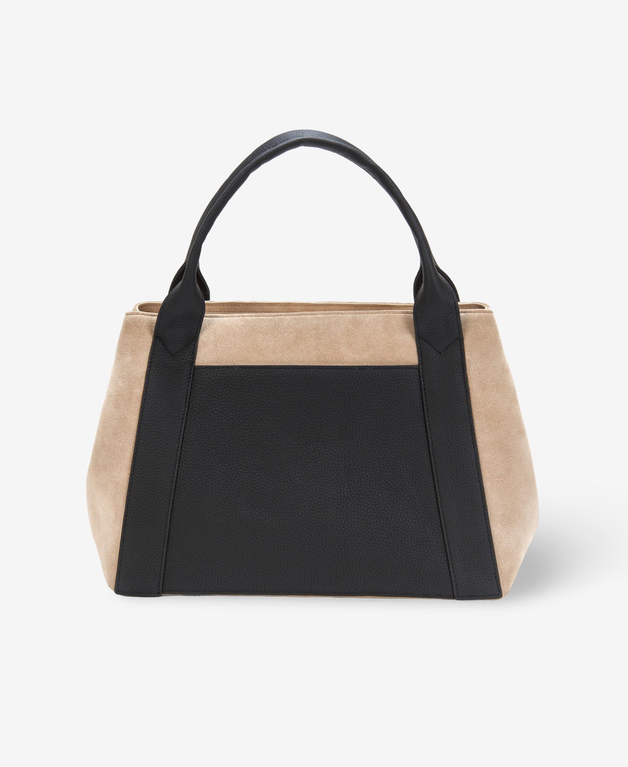 GLAMIRA Handtasche UrbanSphere Graue Henkeltasche (1-tlg), echt Leder