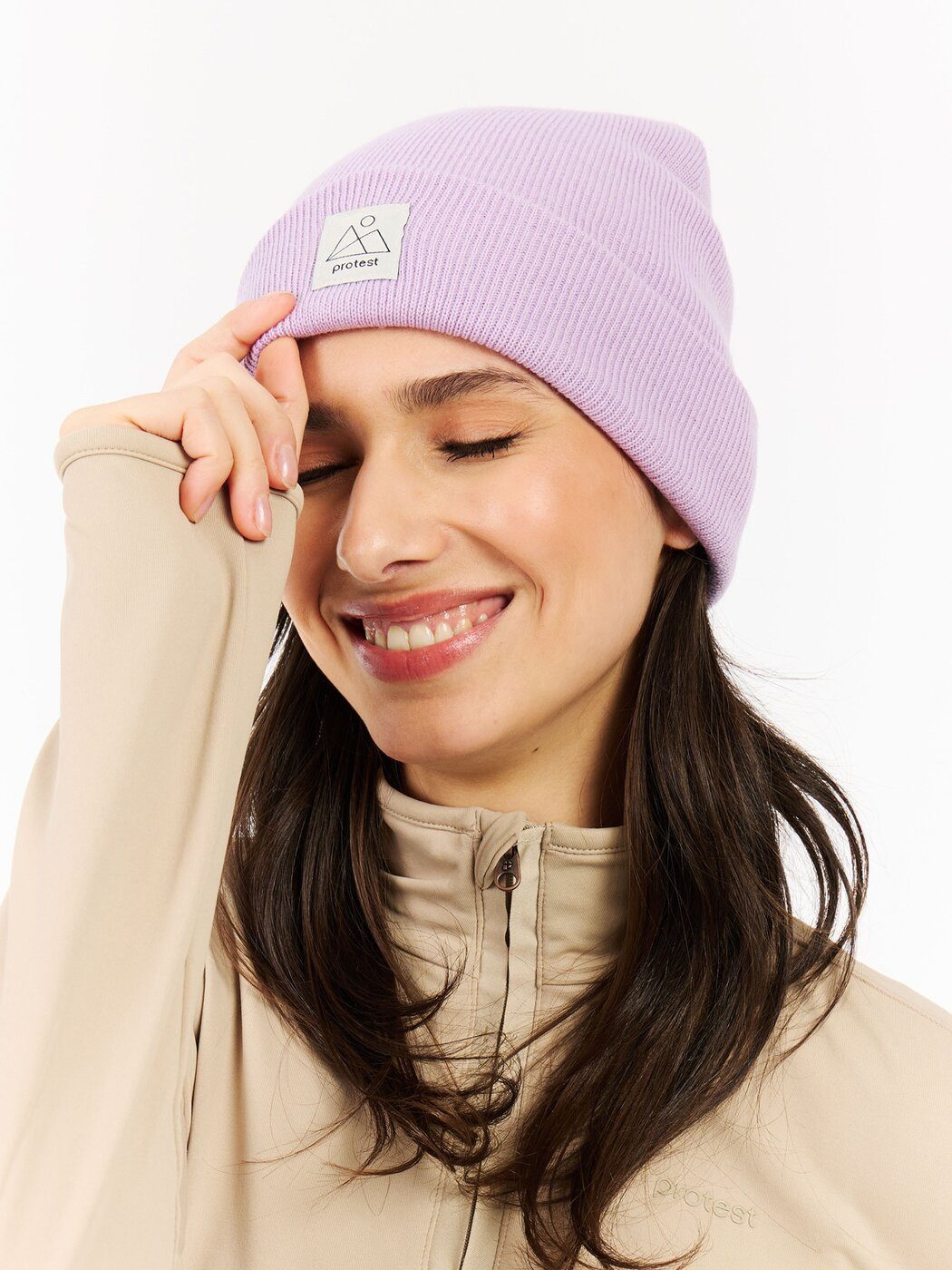 Protest Strickmütze PRTPri Beanie 842 Thistle Purple