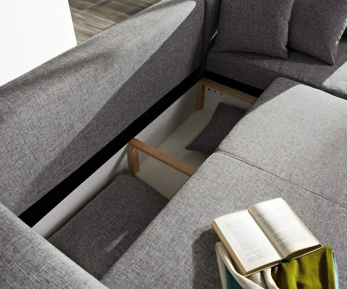 JVmoebel Made Sofa Wohnlandschaft, Couch Sofas L Form Polster Sofa in Europe Ecksofa