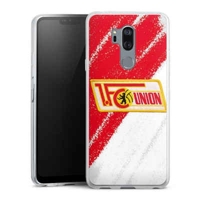 DeinDesign Handyhülle Offizielles Lizenzprodukt 1. FC Union Berlin Logo, LG G7 ThinQ Slim Case Silikon Hülle Ultra Dünn Schutzhülle