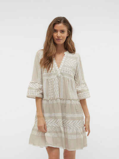 Vero Moda Tunikakleid VMDICTHE 3/4 TUNIC EXP mit Volant