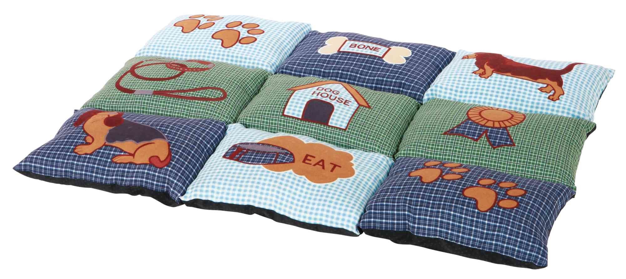 TRIXIE Tierdecke Trixie Patchwork-Decke - blau/grün, günstig online kaufen
