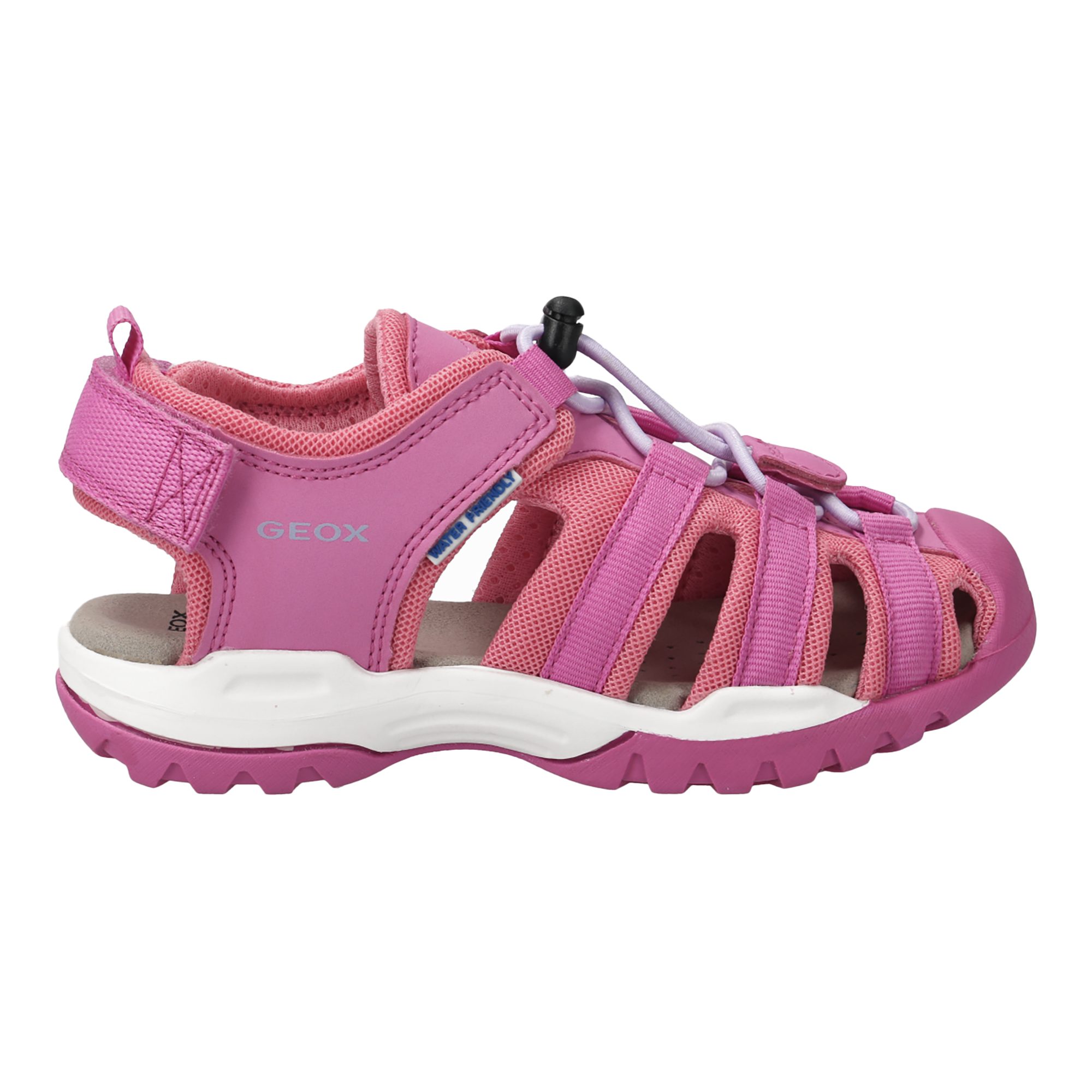 Geox GEOX BOREALIS GIRL, Sandalen, Fuchsia / Koralle, Kinder Sandale