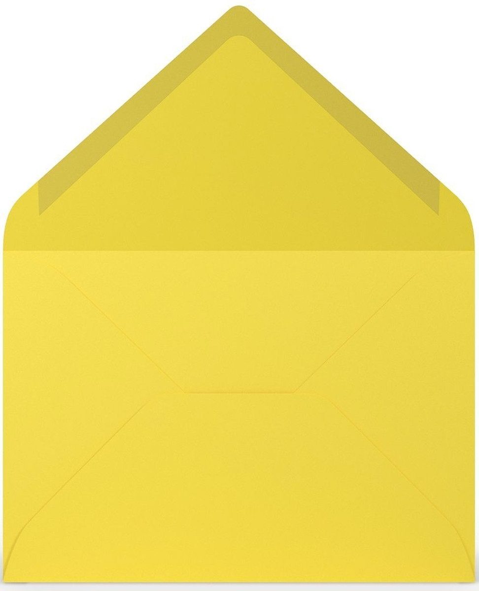 Rössler Briefumschlag Briefumschläge Coloretti VE=5 Stück B6 goldgelb