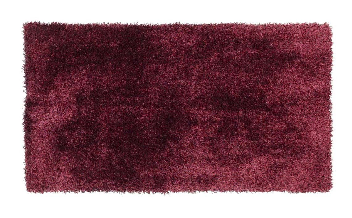 Böing Carpet Hochflor-Teppich BC Shaggy aubergine, rechteckig