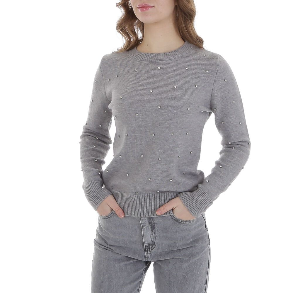 Ital-Design Strickpullover Damen Freizeit (88578856) Strass günstig online kaufen