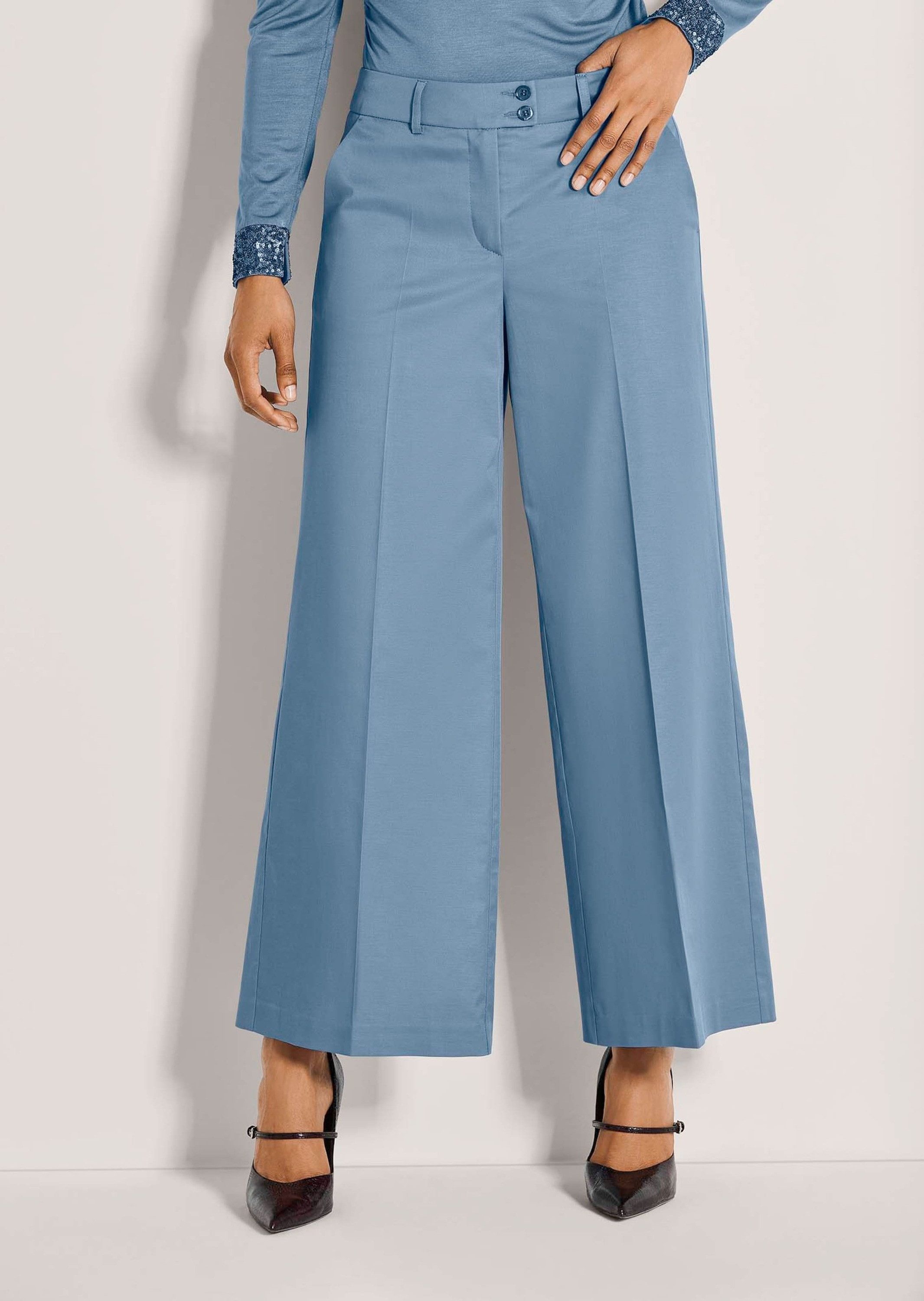 MADELEINE Culotte Elegante 7/8-Hose mit Bügelfalten Stilvolle Culotte mit F günstig online kaufen