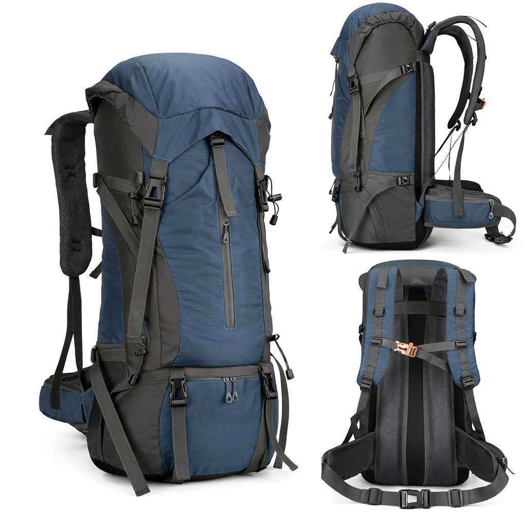 GARRYFIZH Wanderrucksack 70L Trekkingrucksack Reiserucksack mit Rückenbelüf günstig online kaufen