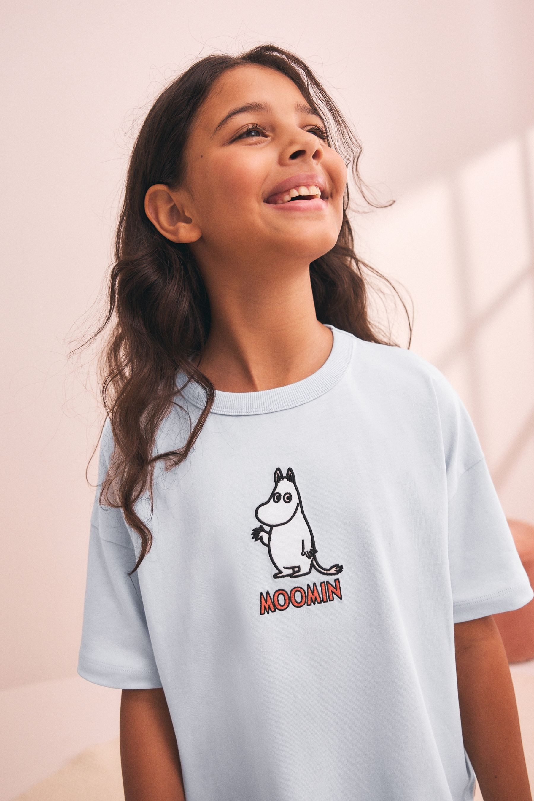 Next Pyjama Moomins Schlafanzug mit weitem Bein, 1er-Pack (2 tlg)