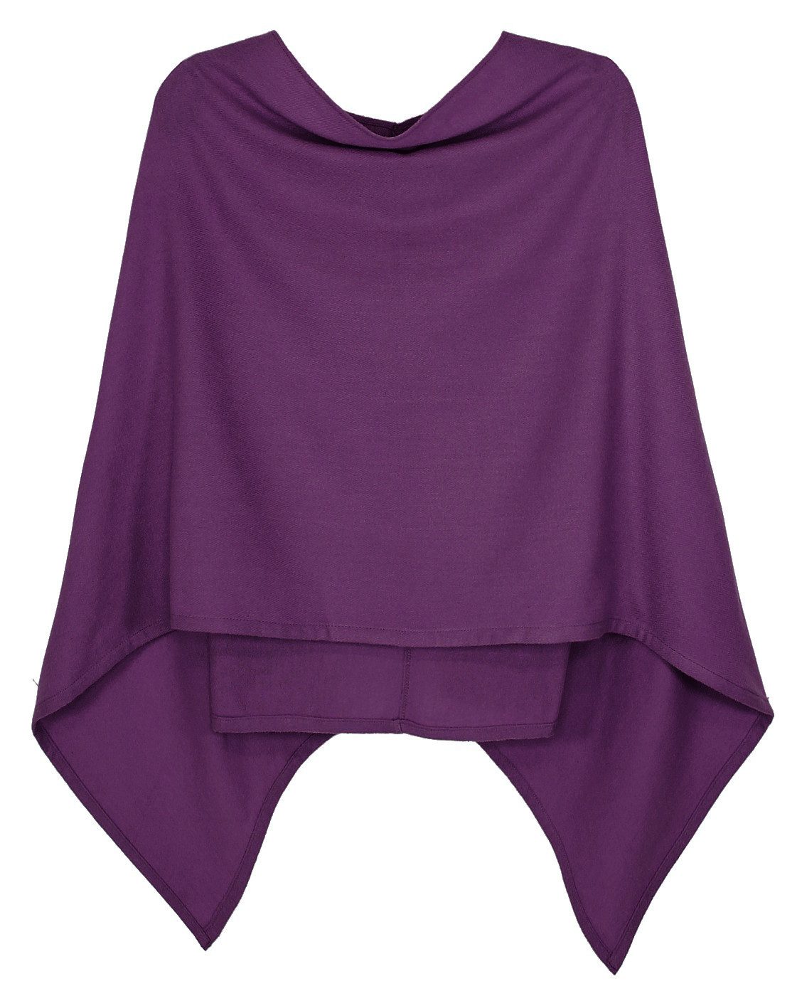 dy_mode Strickponcho Damen Poncho in Unifarben günstig online kaufen