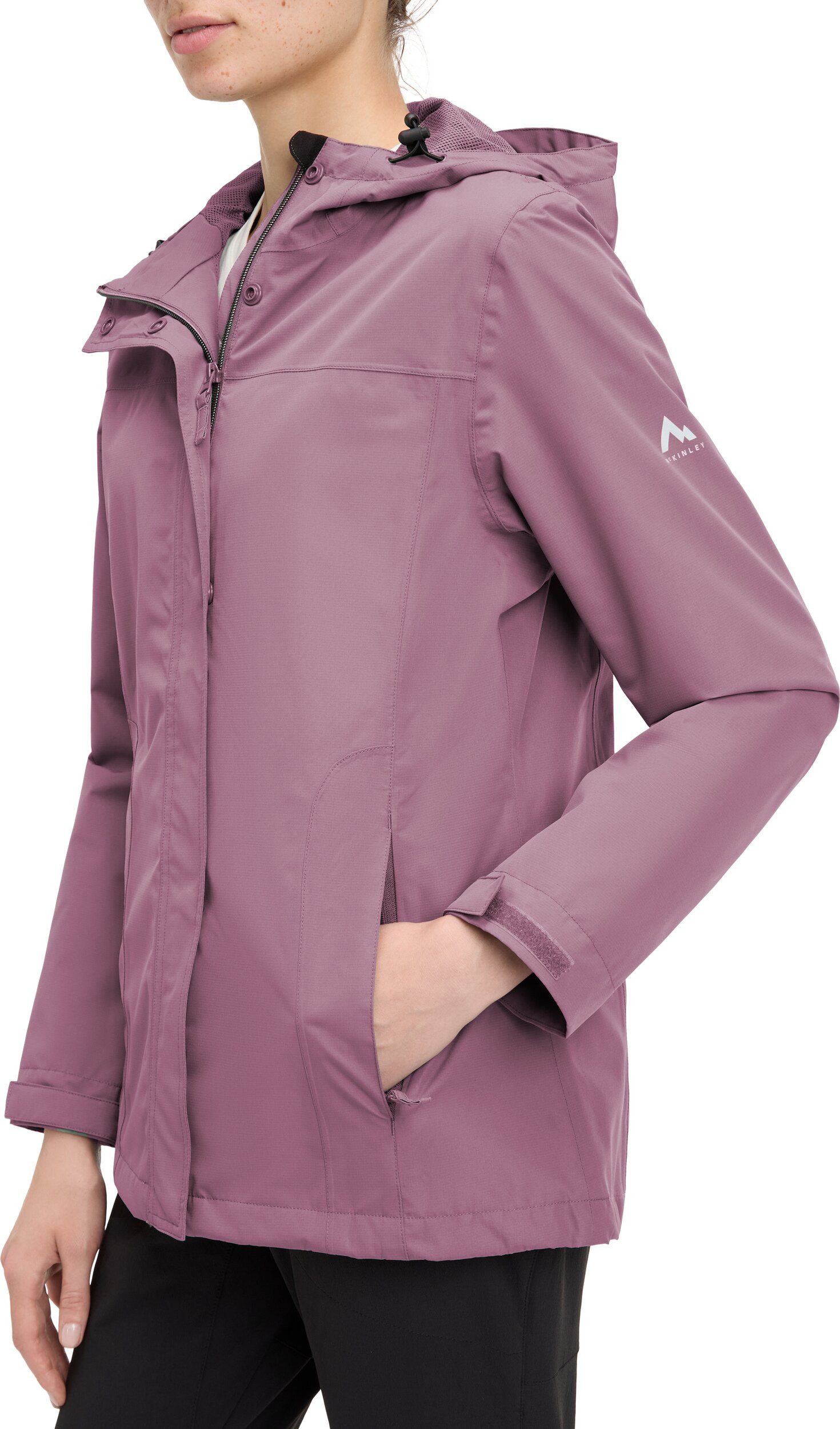 McKINLEY Funktionsjacke Da.-Regenjacke Carlide W RED WINE