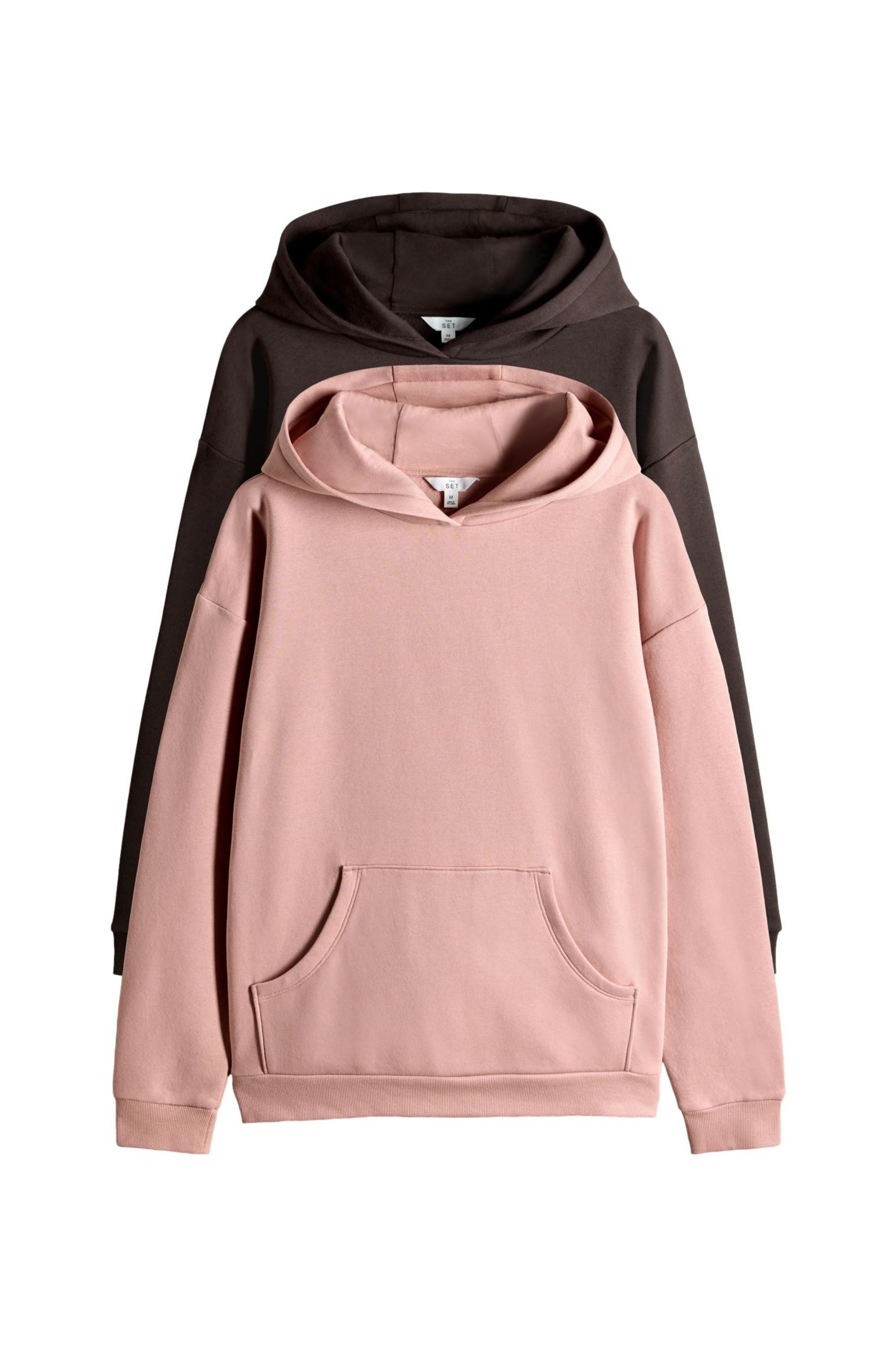 The Set Kapuzenpullover The Set Relaxed Fit Hoodie, 2er-Pack (2-tlg) günstig online kaufen