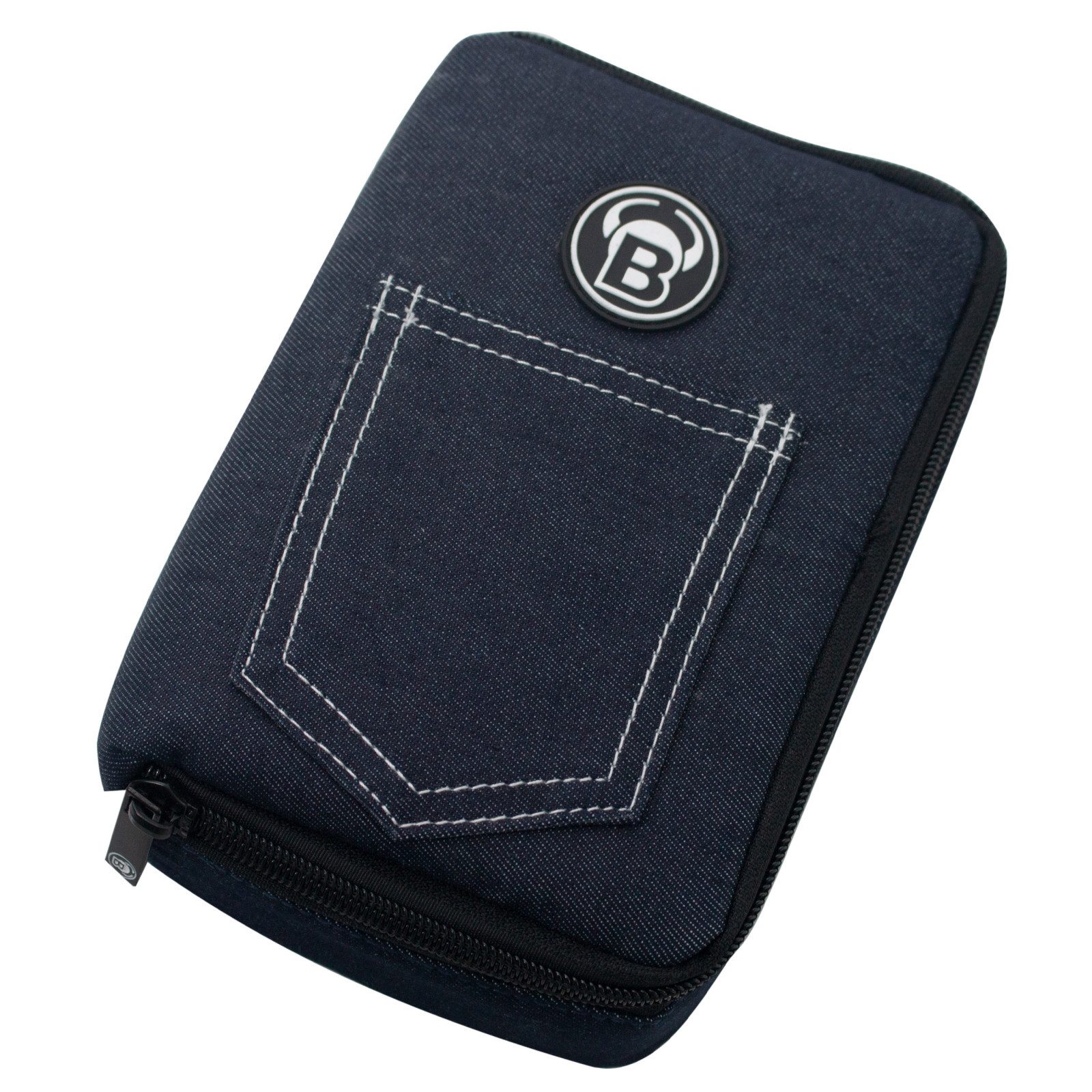 BULL'S Dartpfeil Darttasche Bull`s TP Jeans, 1 Dartsatz, 18 x 12 x 5 cm, Jeansblau, mit Reißverschluss