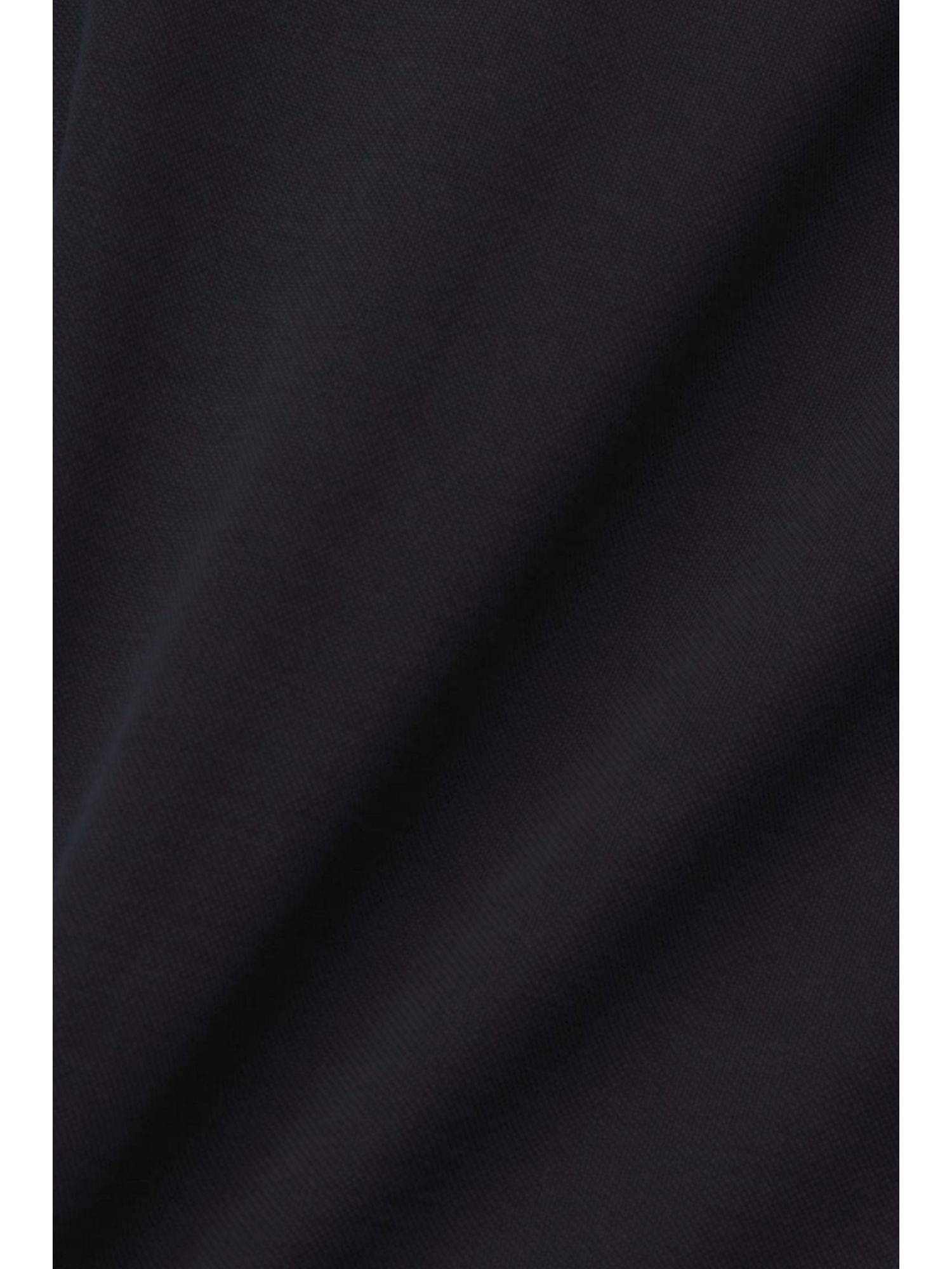 aus ANTHRACITE Esprit mit Hemdblusenkleid Gürtel Midikleid Modal