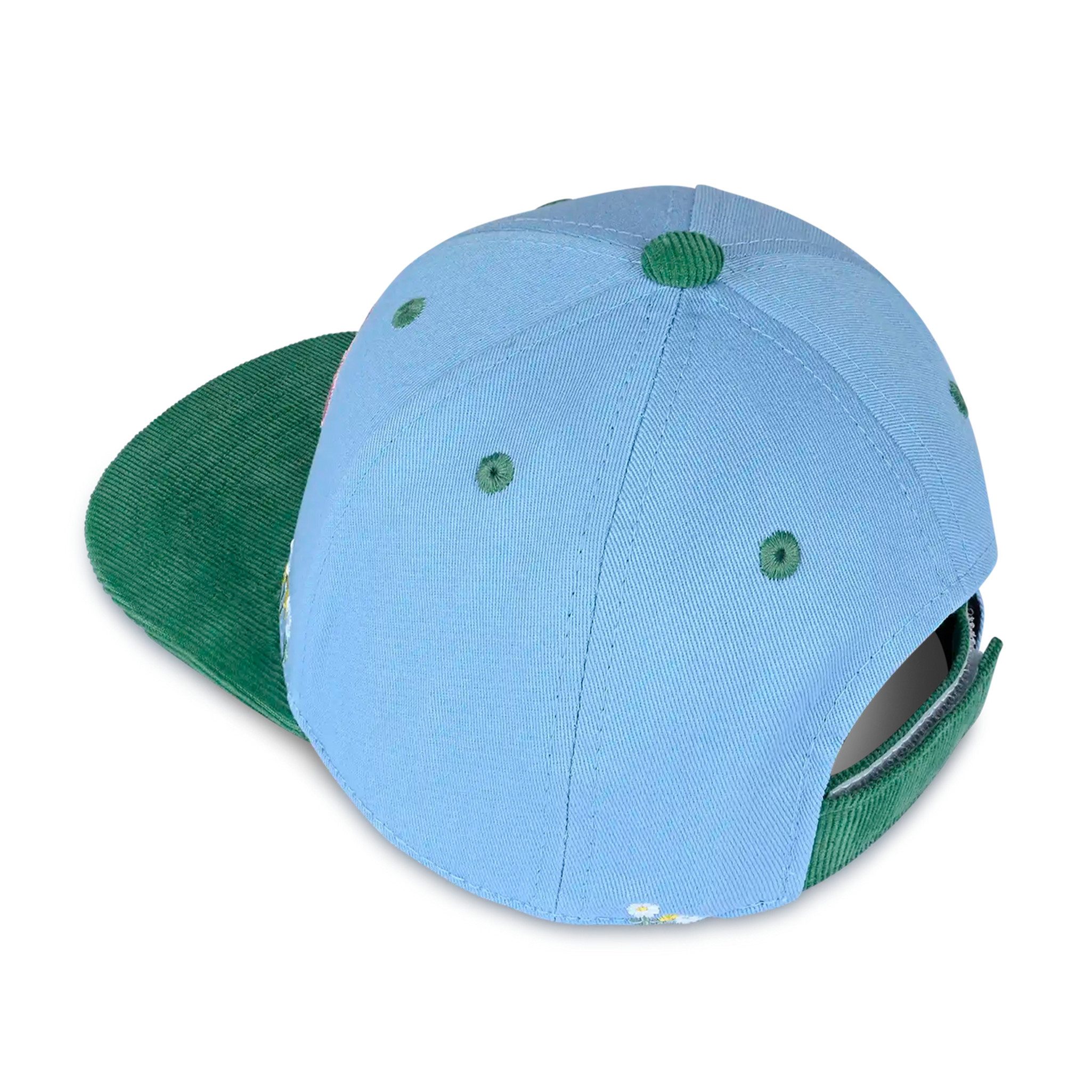 koaa Snapback Cap koaa - Peppa Wutz "Frühling" - Snapback Cap blue/green (Basecap, Basecap, Snapback Cap)
