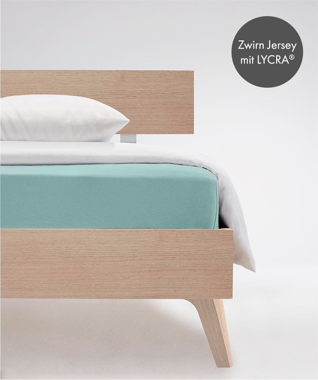 fleuresse Spannbettlaken Comfort, Jersey-Elasthan, Gummizug: rundum, (1 Stü günstig online kaufen