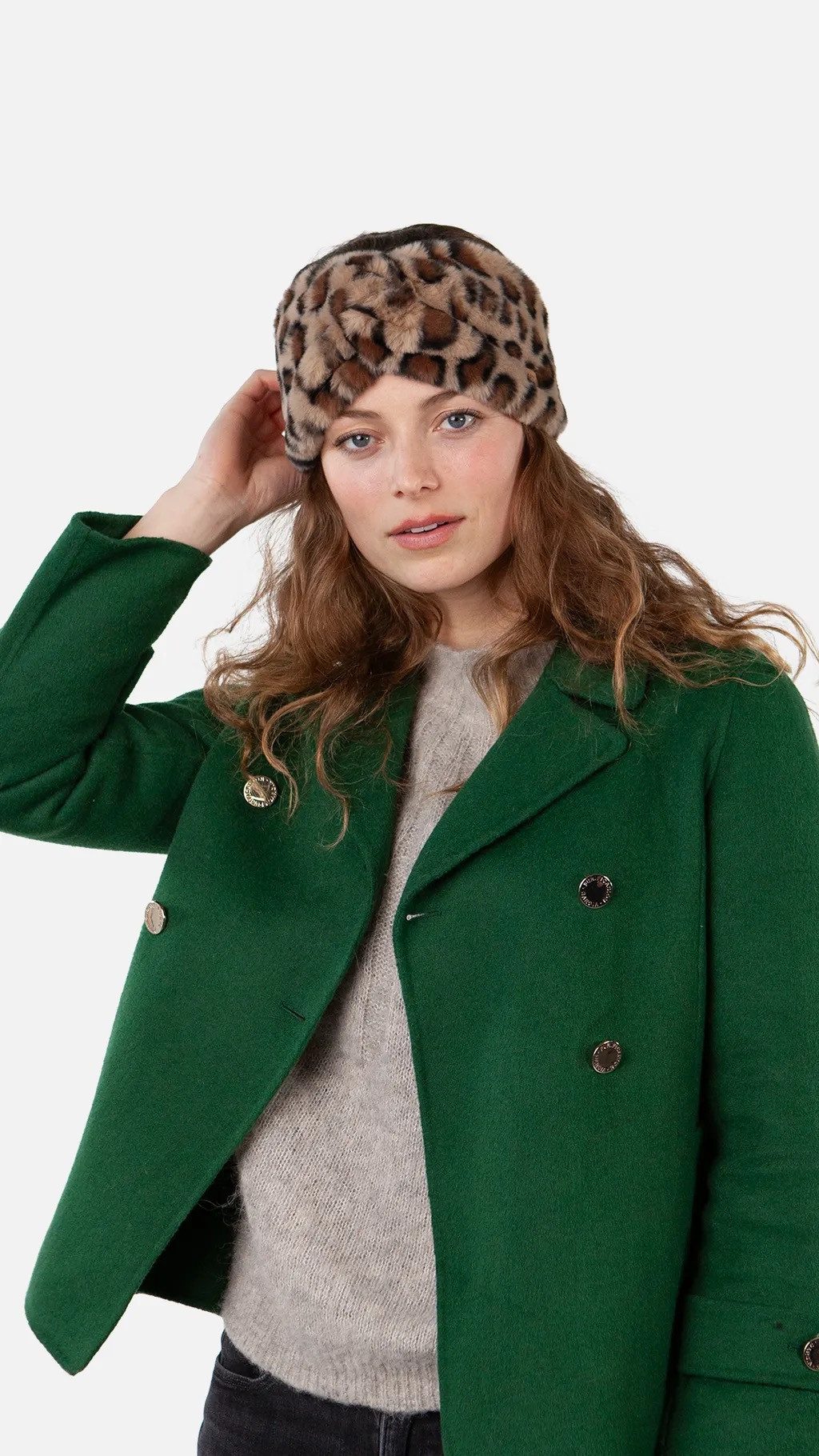 Barts Stirnband Barts Breanne Headband Damenstirnband aus Kunstpelz Gummizug am Rücken für einen größeren Passformbereich