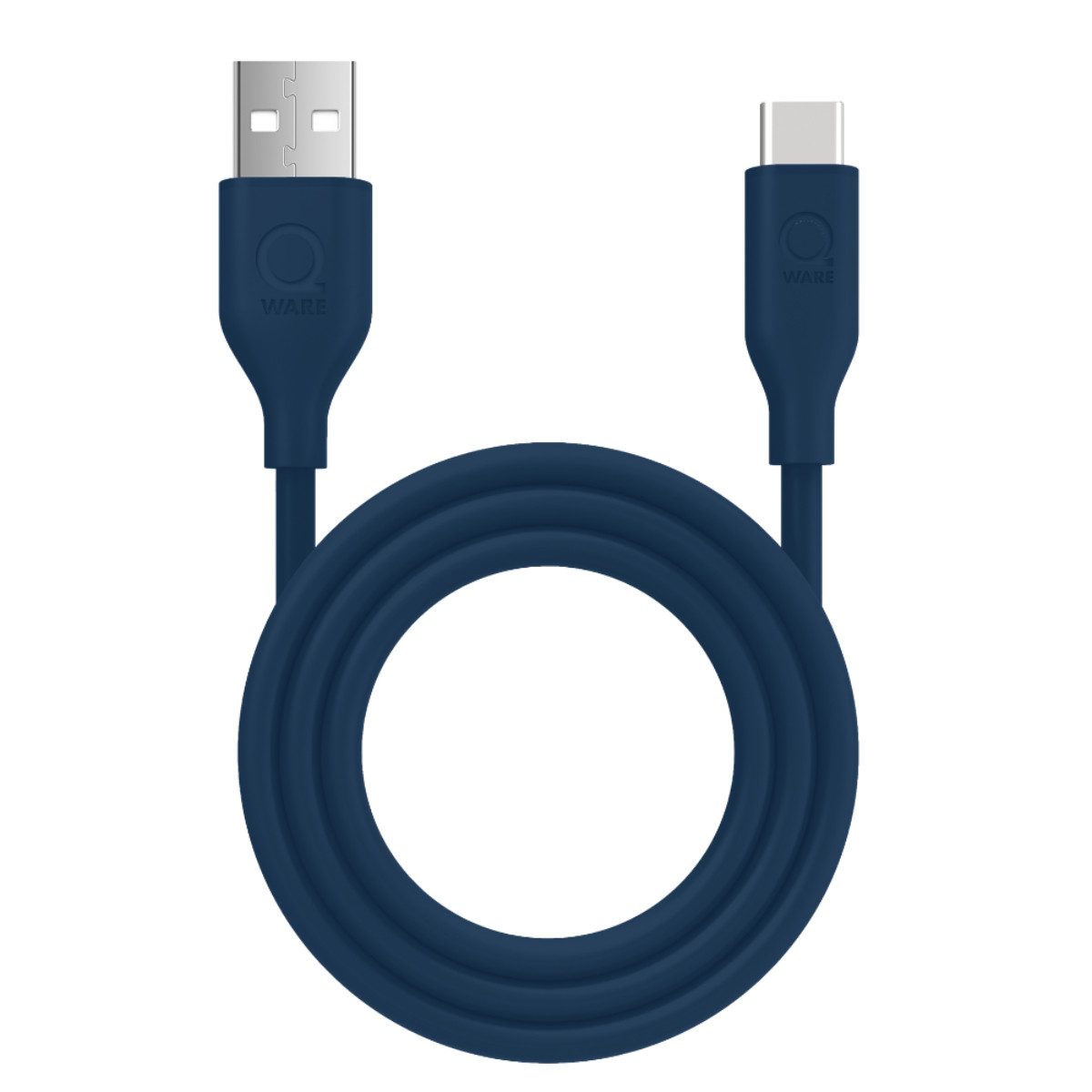 Qware Gaming USB-A auf USB-C Kabel – 12W 1 Meter Lade- und Datenkabel - USB-Kabel, USB-C, (60 cm), ideal für den täglichen Einsatz