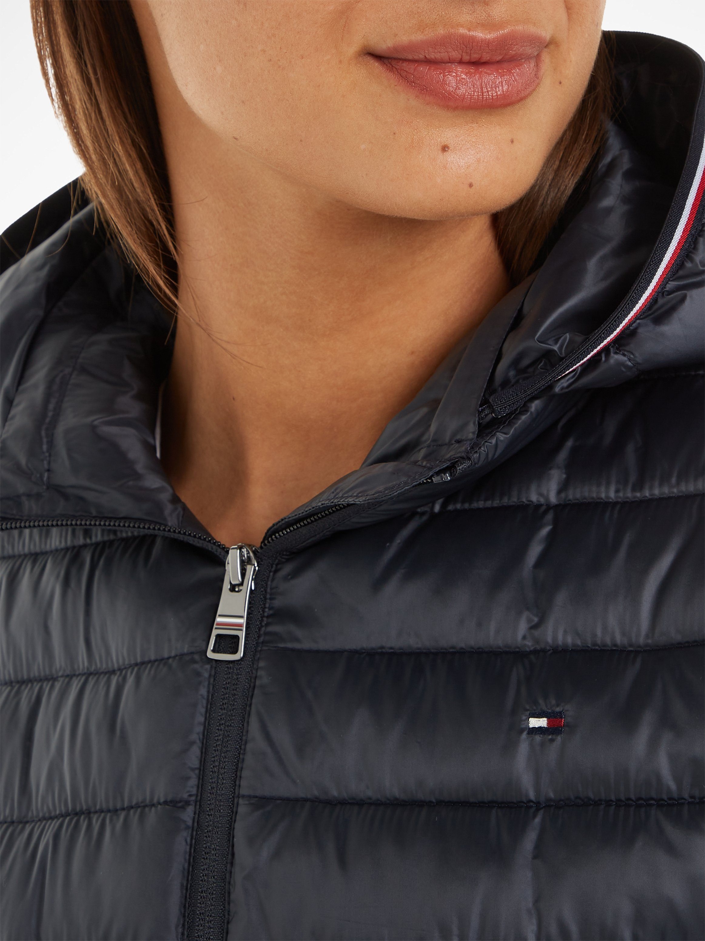 Tommy Hilfiger mit Steppmantel PADDED COAT LW 2-Wege-Reißverschluss STRIPE GLOBAL