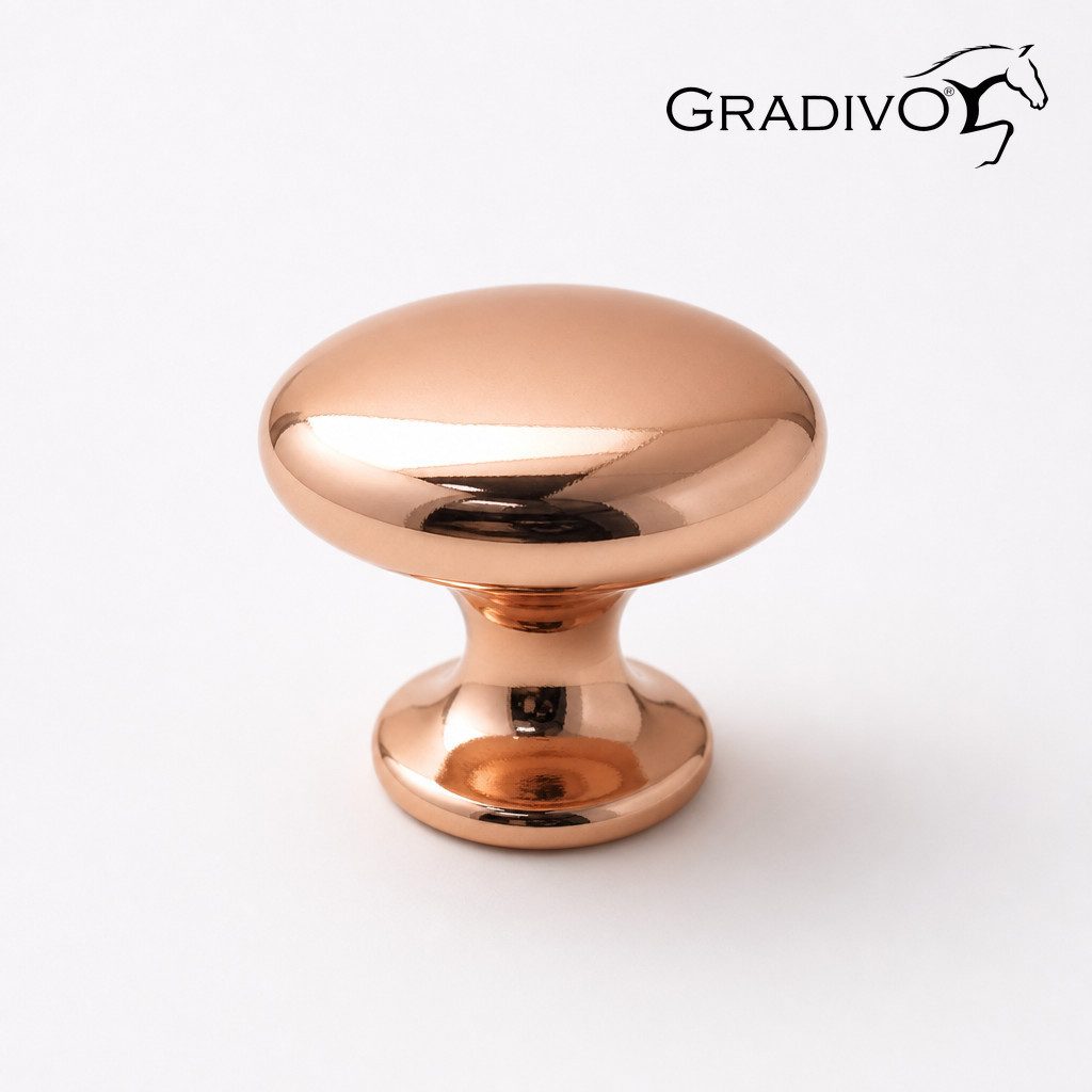 Gradivo Möbelgriff Schrankknopf Schubladenknopf 216 - Rosegold