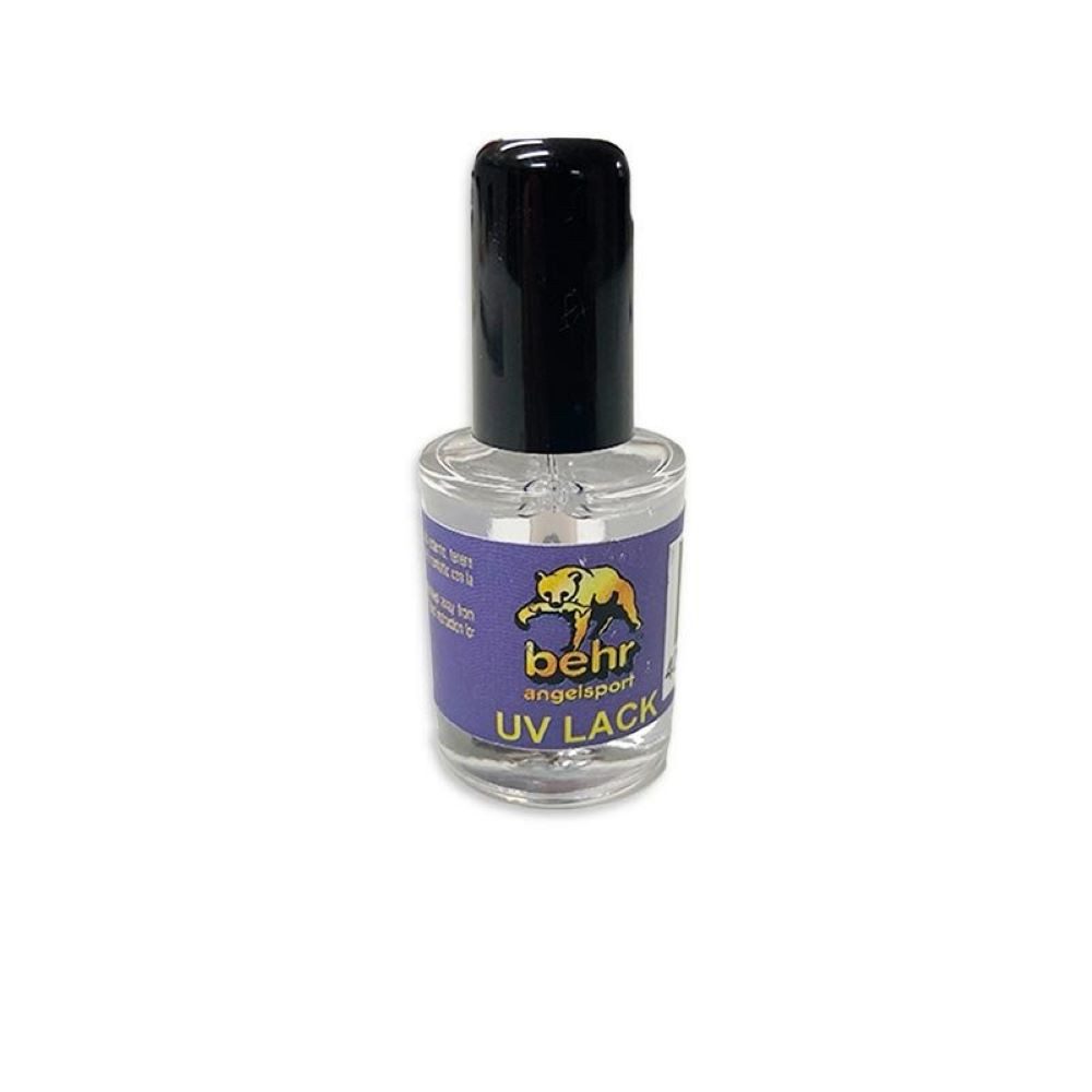 Behr Kunstköder UV Lack Reflektorlack 10 ml Reflektiert perfekt Ihren Köder, (Zum Angeln mit Wobblern, Gummifischen, Löffelfliegen, Ködern)