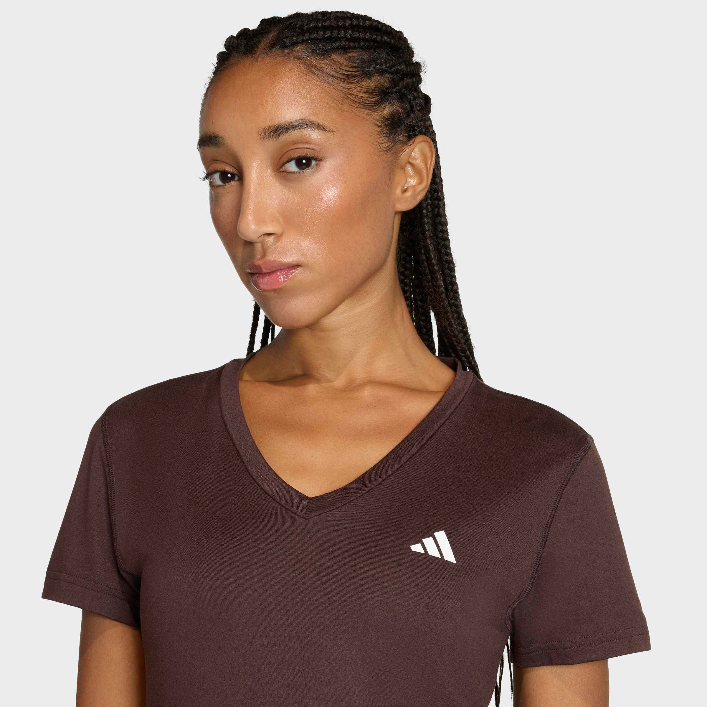 adidas Performance T-Shirt WE MIN V NK TEE mit V-Ausschnitt, ohne Verschluss