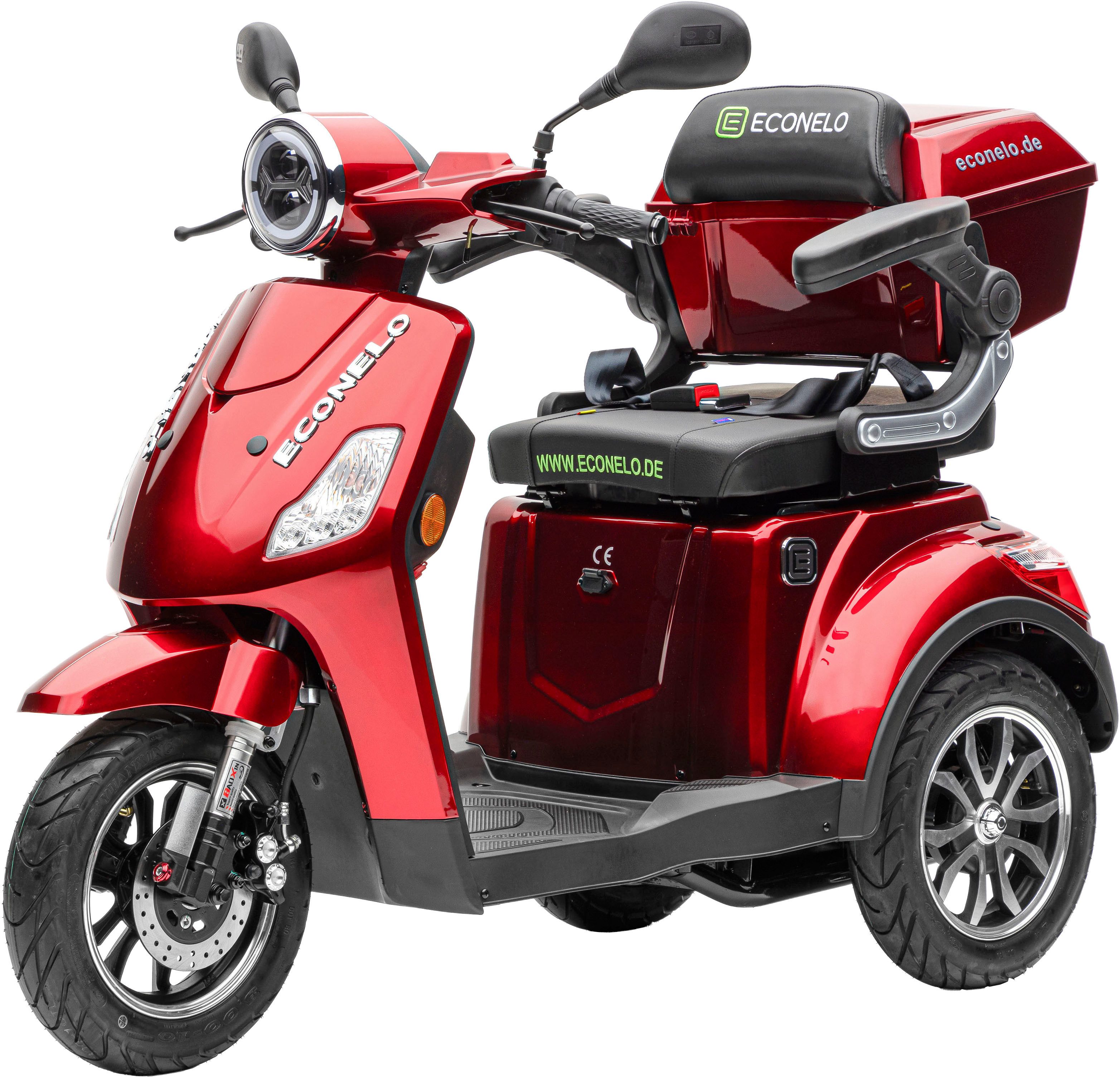 ECONELO Elektromobil Seniorenmobil P1000, Blei-Akku, 25 km/h, 1000 Watt, 1000 W, 25 km/h