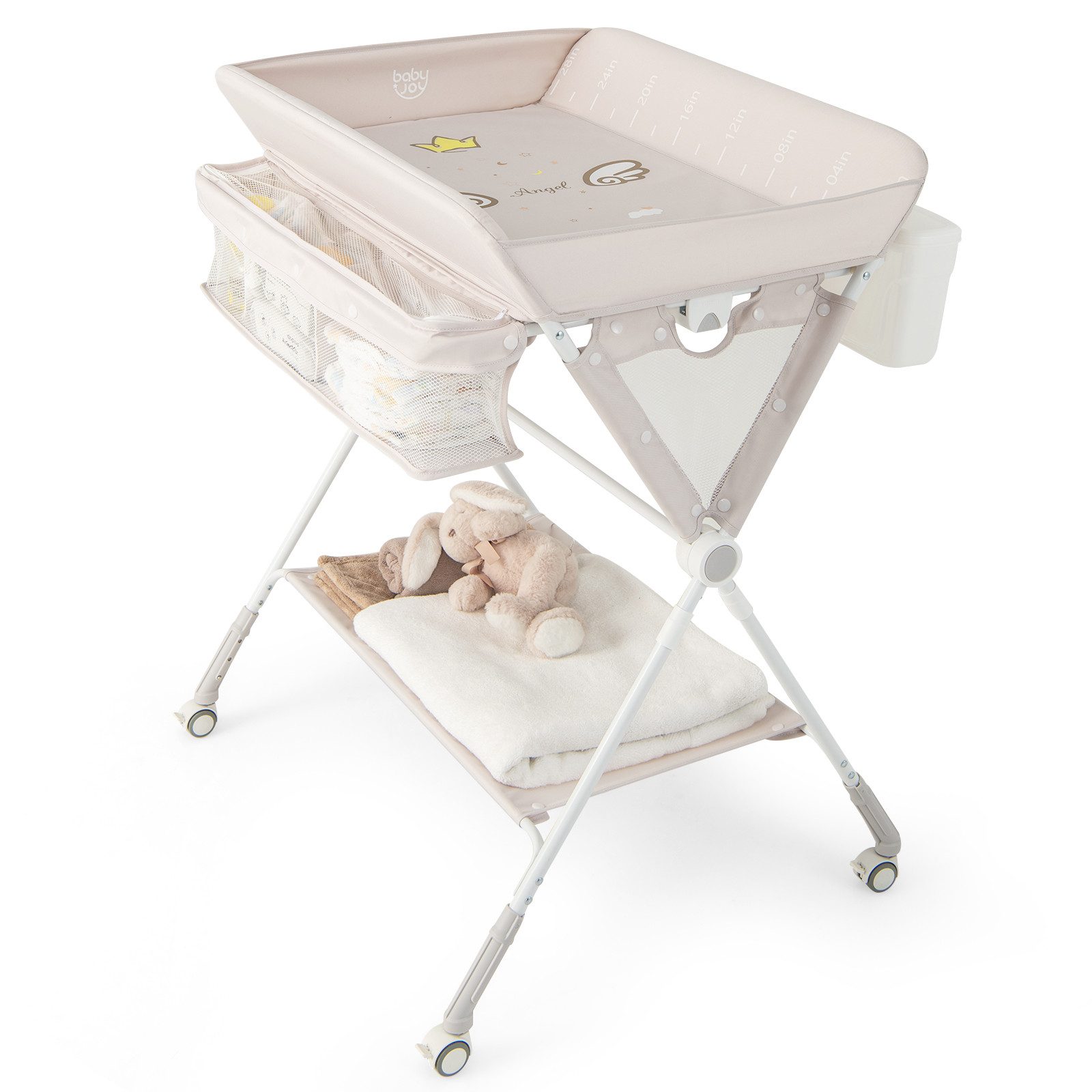 COSTWAY Wickeltisch (1-tlg), 3in1 Wickelkommode, mit günstig online kaufen