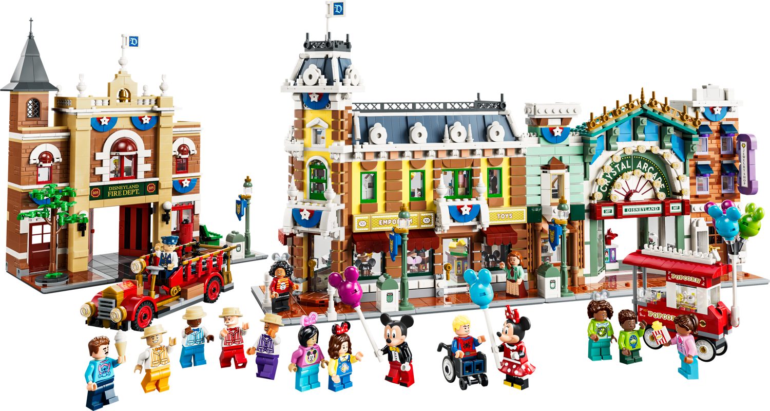 LEGO® Disney 43302 Main Street, U.S.A. Spielbausteine, (Set, 3899 St., Set)