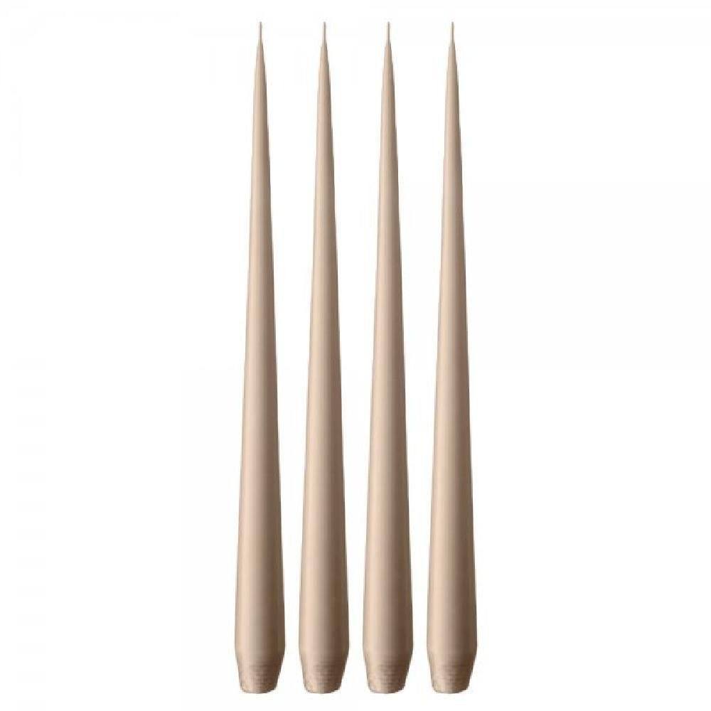 ester & erik Tafelkerze Spitzkerze Taper Candle Nougat Note (4-teilig) (42cm)