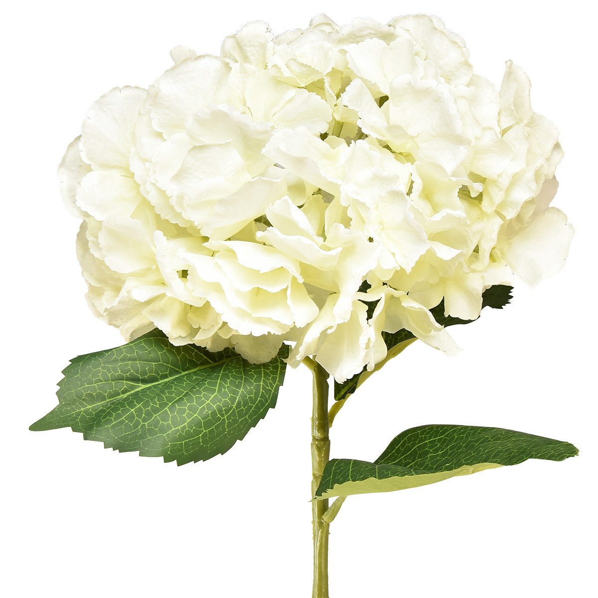 Kunstblume Künstliche Hortensie Weiß Groß Dekoblume Ø23cm L84cm Luxus, Florists Products, Höhe 12 cm